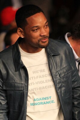 LAS VEGAS - MAY 01:  Actor Will Smith attends the Floyd Mayweather Jr. and Shane Mosley welterweight fight at the MGM Grand Garden Arena on May 1, 2010 in Las Vegas, Nevada.  (Photo by Jed Jacobsohn/Getty Images)