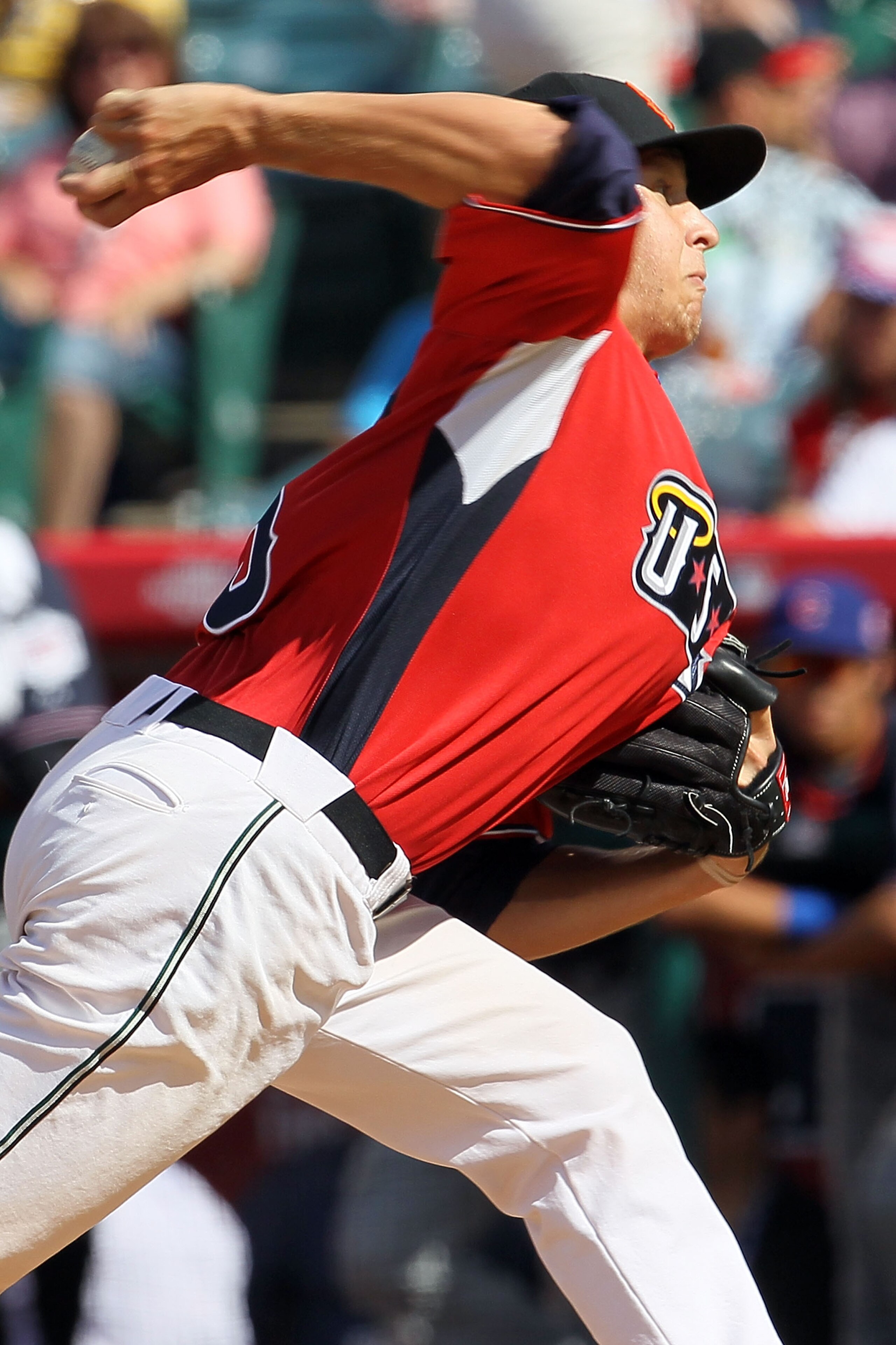 ANAHEIM, CA - JULY 11:  U.S. Futures All-Star Zack Wheeler #45 of the San Francisco Giants throws a pitch during the 2010 XM All-Star Futures Game at Angel Stadium of Anaheim on July 11, 2010 in Anaheim, California.  (Photo by Stephen Dunn/Getty Images)