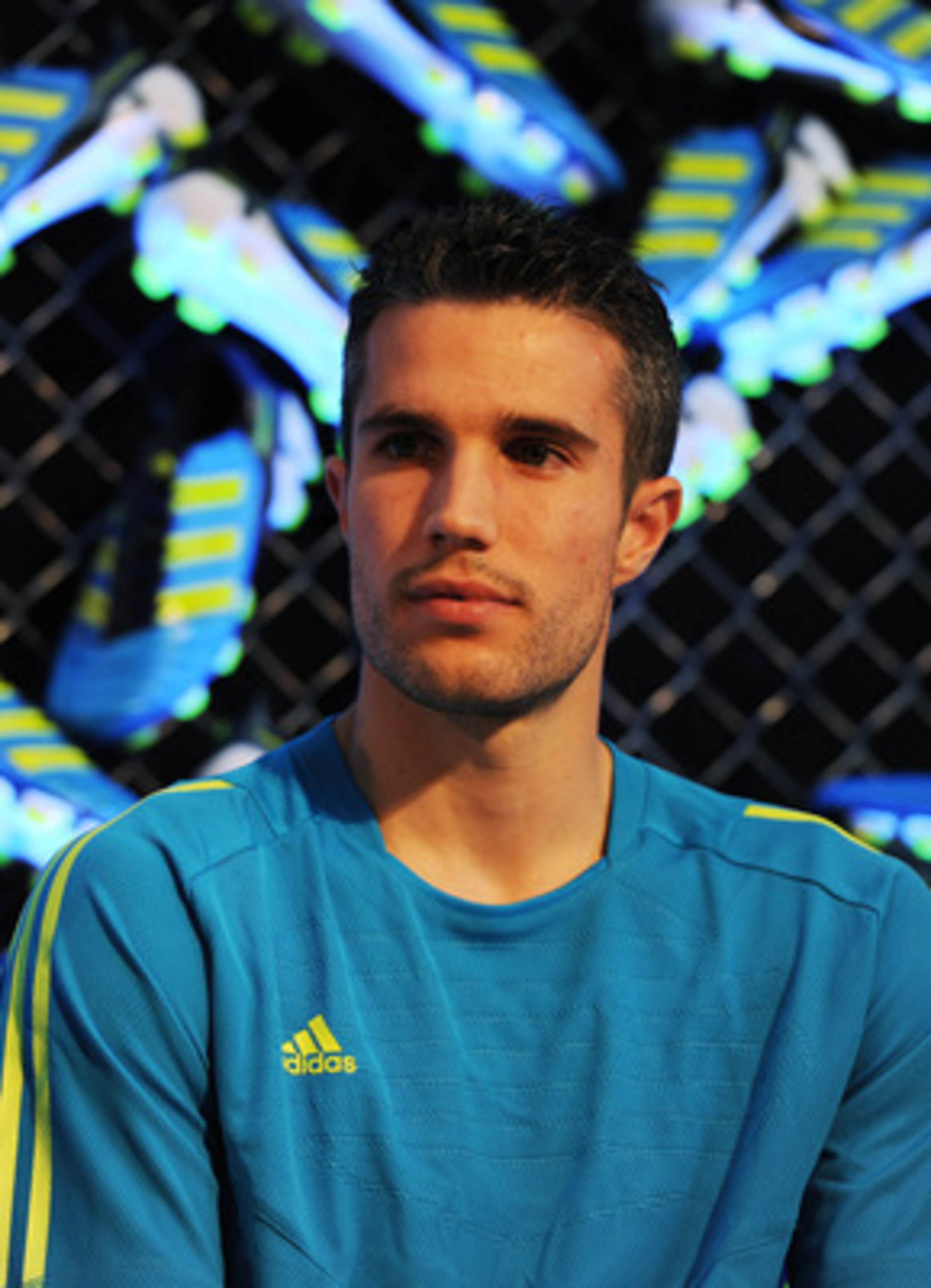 LONDON, ENGLAND - MAY 17: Robin Van Persie of Arsenal attends the launch of the new adidas Predator boot at the Truman Brewery on May 17, 2011 in London, England.  (Photo by Gary Prior/Getty Images for adidas)
