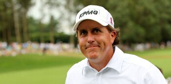 BETHESDA, MD - JUNE 18:  Phil Mickelson walks off the 18th green during the third round of the 111th U.S. Open at Congressional Country Club on June 18, 2011 in Bethesda, Maryland.  (Photo by Jamie Squire/Getty Images)