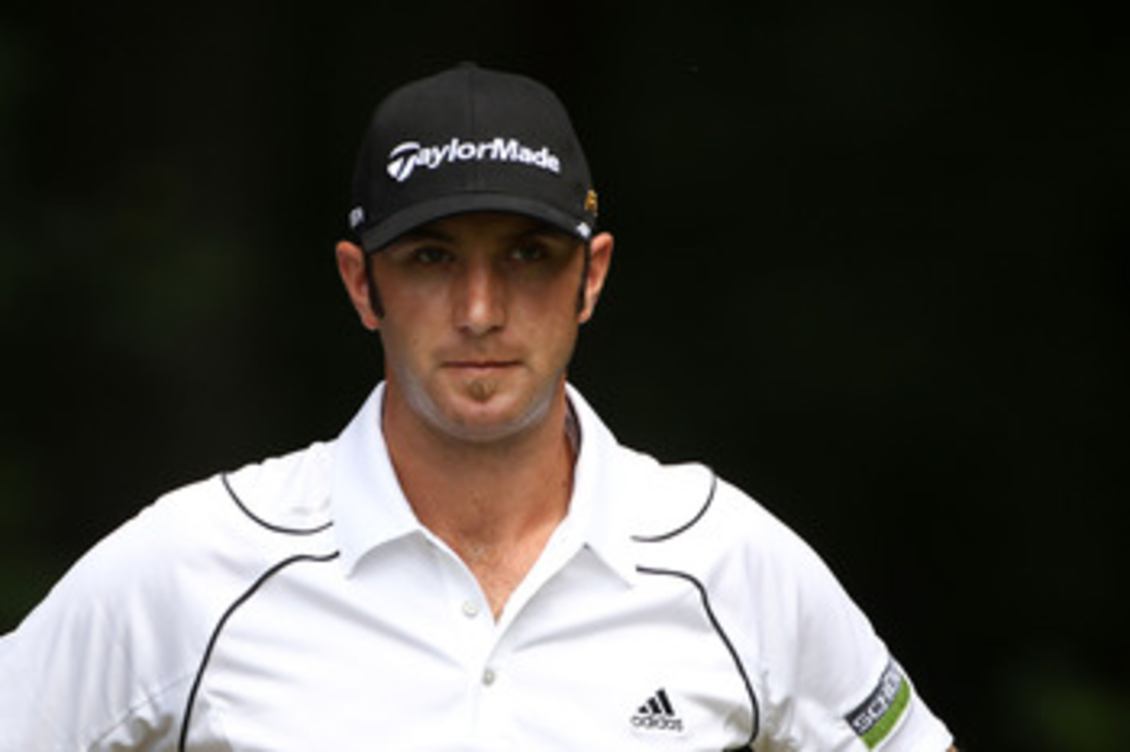 BETHESDA, MD - JUNE 17:  Dustin Johnson looks on from the 13th hole during the second round of the 111th U.S. Open at Congressional Country Club on June 17, 2011 in Bethesda, Maryland.  (Photo by Andrew Redington/Getty Images)