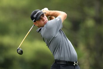 BETHESDA, MD - JUNE 16:  Gary Woodland hits a tee shot during the first round of the 111th U.S. Open at Congressional Country Club on June 16, 2011 in Bethesda, Maryland.  (Photo by Andrew Redington/Getty Images)
