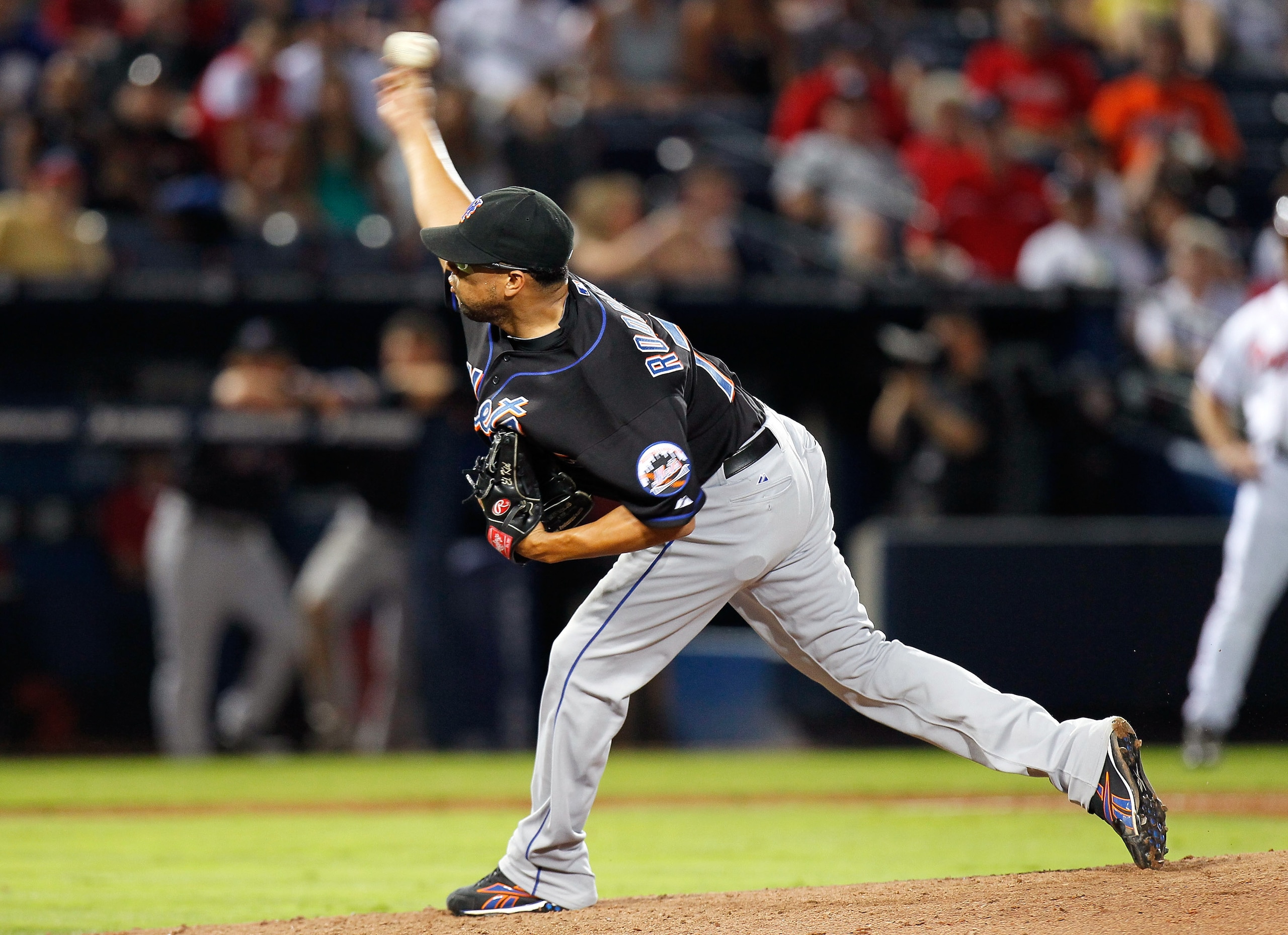 ATLANTA, GA - JUNE 14: Francisco Rodriguez #75 of the New York Mets pitches in the ninth inning against the Atlanta Braves at Turner Field on June 14, 2011 in Atlanta, Georgia. (Photo by Kevin C. Cox/Getty Images) ATLANTA, GA - JUNE 14: Francisco Rodriguez #75 of the New York Mets pitches in the ninth inning against the Atlanta Braves at Turner Field on June 14, 2011 in Atlanta, Georgia. (Photo by Kevin C. Cox/Getty Images)