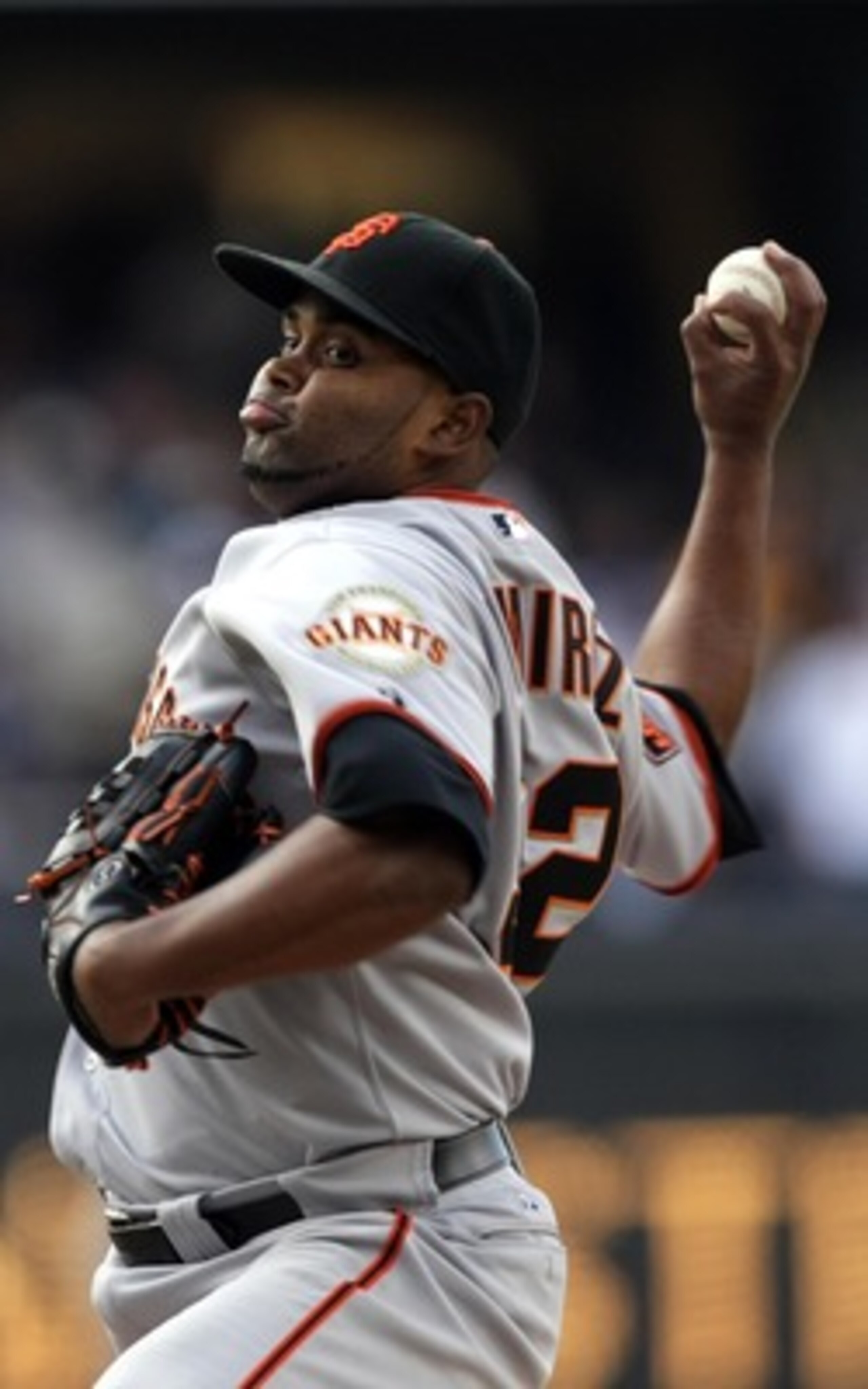 SAN DIEGO, CA - APRIL 5:  Pitcher Ramon Ramirez #52 of the San Francisco Giants throws from the mound against the San Diego Padres during their MLB Game at Petco Park on April 5, 2011 in San Diego, California. (Photo by Donald Miralle/Getty Images)