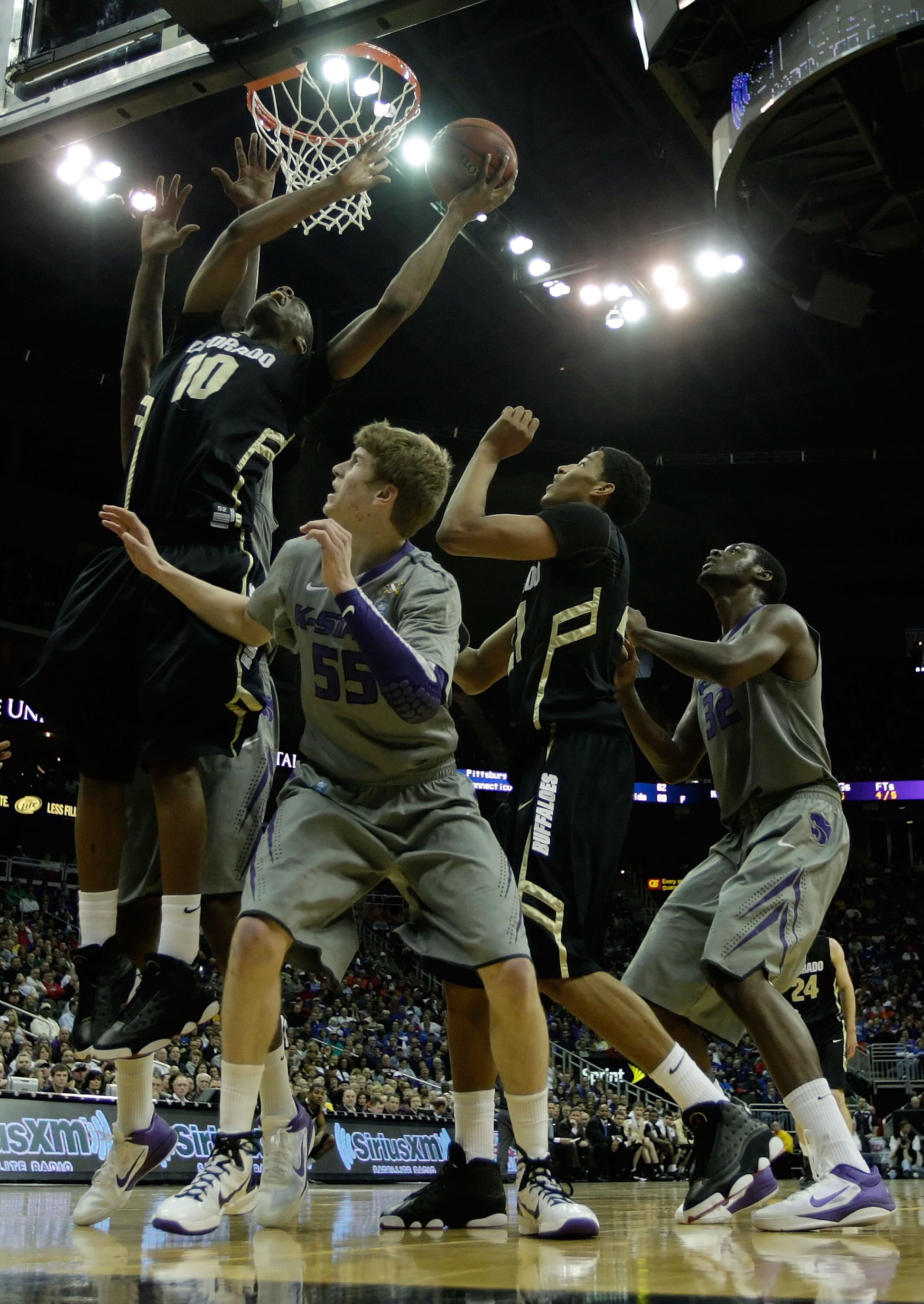 KANSAS CITY, MO - MARCH 10:  Alec Burks #10 of the Colorado Buffaloes shoots the ball against the Kansas State Wildcats during their quarterfinal game in the 2011 Phillips 66 Big 12 Men's Basketball Tournament at Sprint Center on March 10, 2011 in Kansas