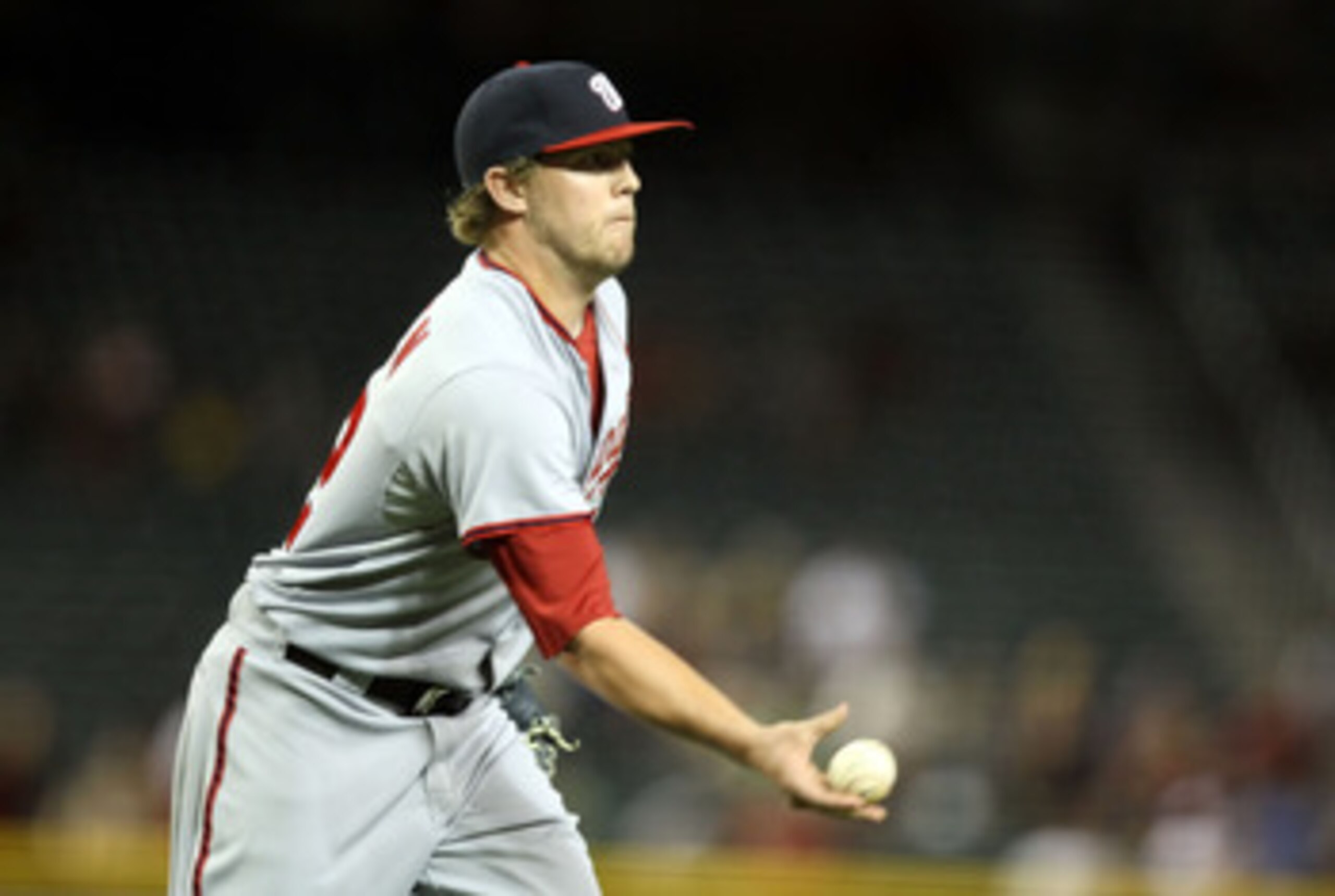 PHOENIX, AZ - JUNE 02:  Relief pitcher Drew Storen #22 of the Washington Nationals pitches against the Arizona Diamondbacks during the Major League Baseball game at Chase Field on June 2, 2011 in Phoenix, Arizona. The Nationals defeated the Diamondbacks 6