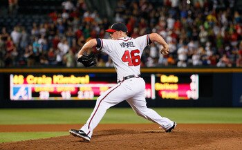 ATLANTA, GA - JUNE 01:  Craig Kimbrel #46 of the Atlanta Braves against the San Diego Padres at Turner Field on June 1, 2011 in Atlanta, Georgia.  (Photo by Kevin C. Cox/Getty Images)