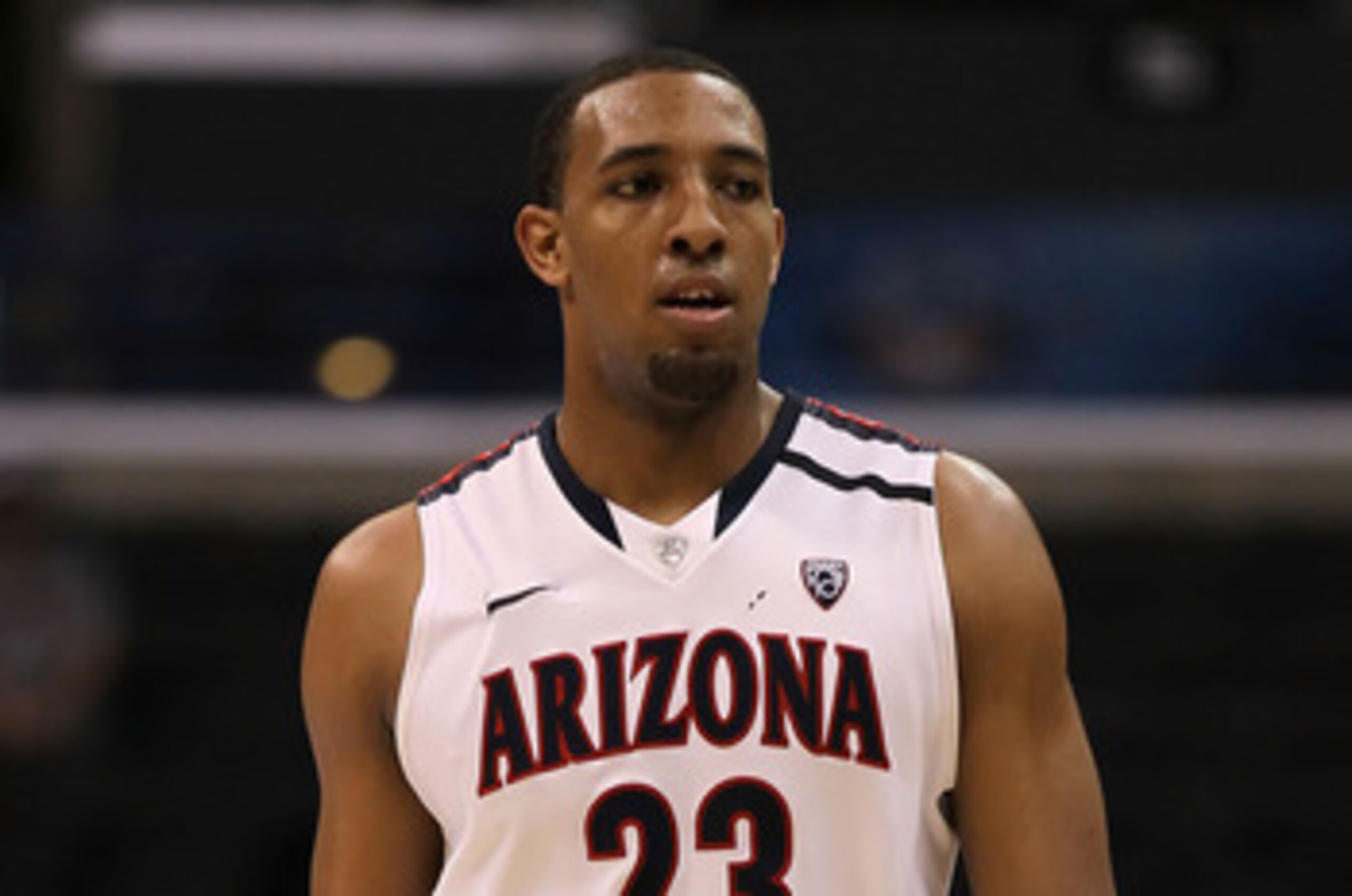 LOS ANGELES, CA - MARCH 12:  Derrick Williams #23 of the Arizona Wildcats looks on while taking on the Washington Huskies in the championship game of the 2011 Pacific Life Pac-10 Men's Basketball Tournament at Staples Center on March 12, 2011 in Los Angel