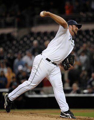 SAN DIEGO, CA - JUNE 7: Heath Bell #21 of the San Diego Padres pitches during the ninth inning of a baseball game against the Colorado Rockies at Petco Park on June 7, 2011 in San Diego, California.  (Photo by Denis Poroy/Getty Images)