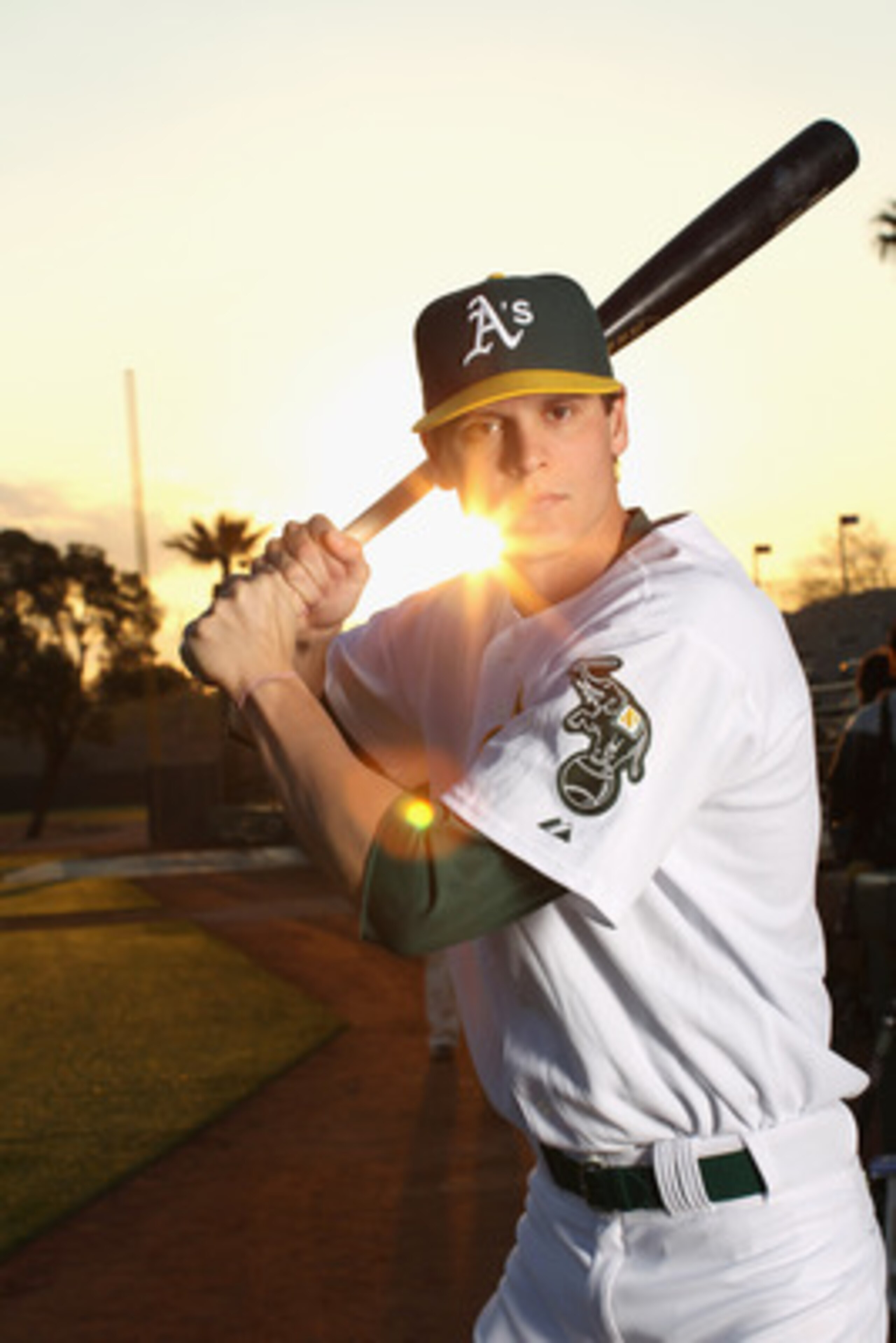 PHOENIX, AZ - FEBRUARY 24: Grant Green #52 of the Oakland Athletics poses for a portrait during media photo day at Phoenix Municipal Stadium on February 24, 2011 in Phoenix, Arizona. (Photo by Ezra Shaw/Getty Images) PHOENIX, AZ - FEBRUARY 24: Grant Green #52 of the Oakland Athletics poses for a portrait during media photo day at Phoenix Municipal Stadium on February 24, 2011 in Phoenix, Arizona. (Photo by Ezra Shaw/Getty Images)