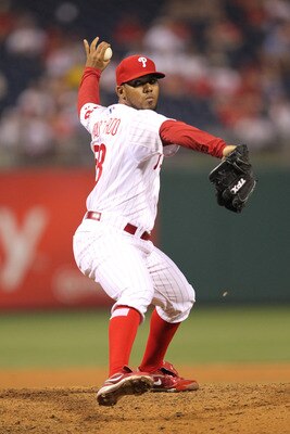 PHILADELPHIA - JUNE 9: Relief pitcher Antonio Bastardo #58 of the Philadelphia Phillies throws a pitch during a game against the Chicago Cubs at Citizens Bank Park on June 9, 2011 in Philadelphia, Pennsylvania. (Photo by Hunter Martin/Getty Images)