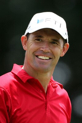BETHESDA, MD - JUNE 18: Padraig Harrington of Ireland smiles as he walks off the second tee during the third round of the 111th U.S. Open at Congressional Country Club on June 18, 2011 in Bethesda, Maryland. (Photo by Andrew Redington/Getty Images) BETHESDA, MD - JUNE 18: Padraig Harrington of Ireland smiles as he walks off the second tee during the third round of the 111th U.S. Open at Congressional Country Club on June 18, 2011 in Bethesda, Maryland. (Photo by Andrew Redington/Getty Images)