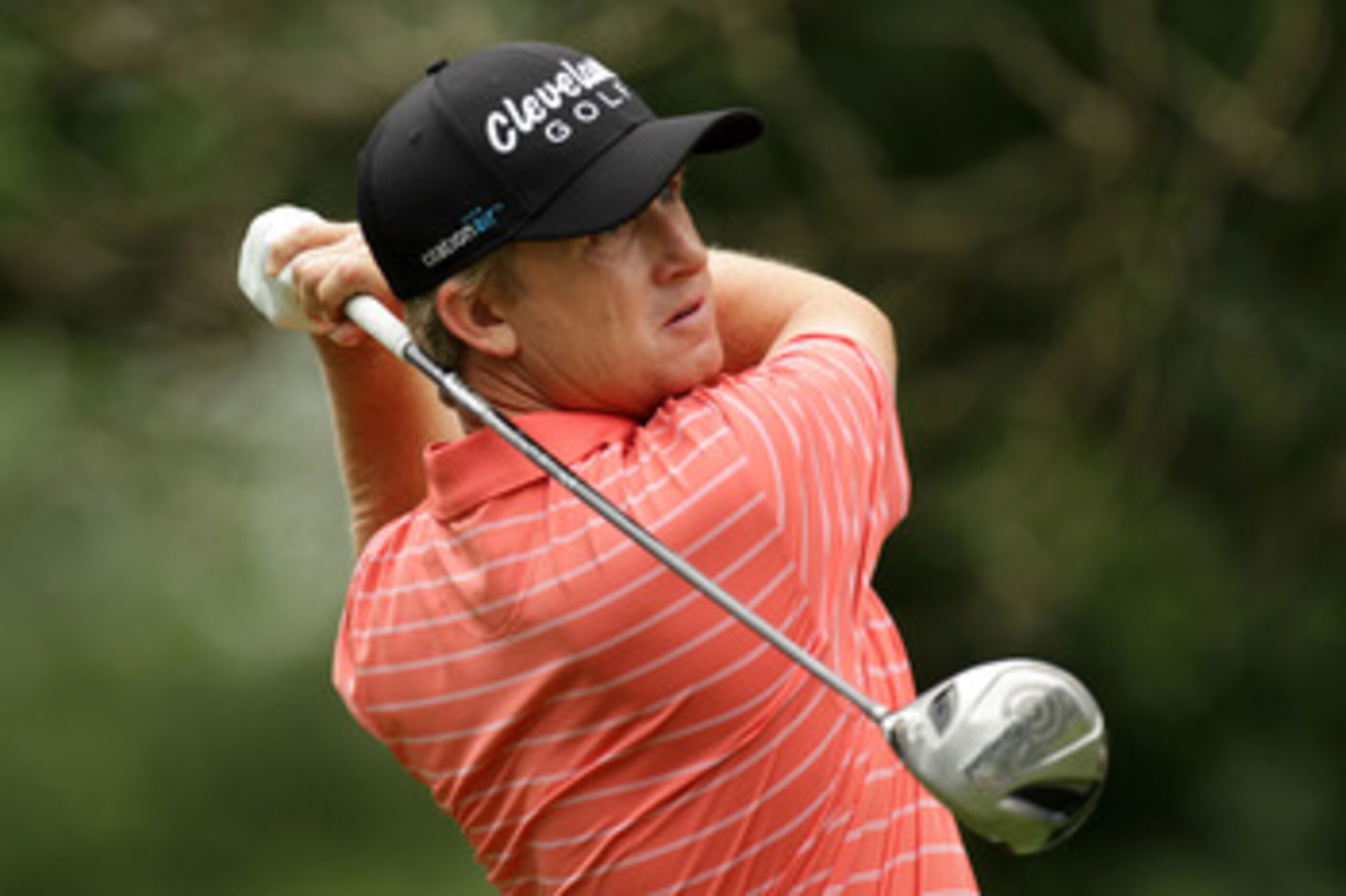 BETHESDA, MD - JUNE 17:  David Toms watches his tee shot on the fourth hole during the second round of the 111th U.S. Open at Congressional Country Club on June 17, 2011 in Bethesda, Maryland.  (Photo by Ross Kinnaird/Getty Images)