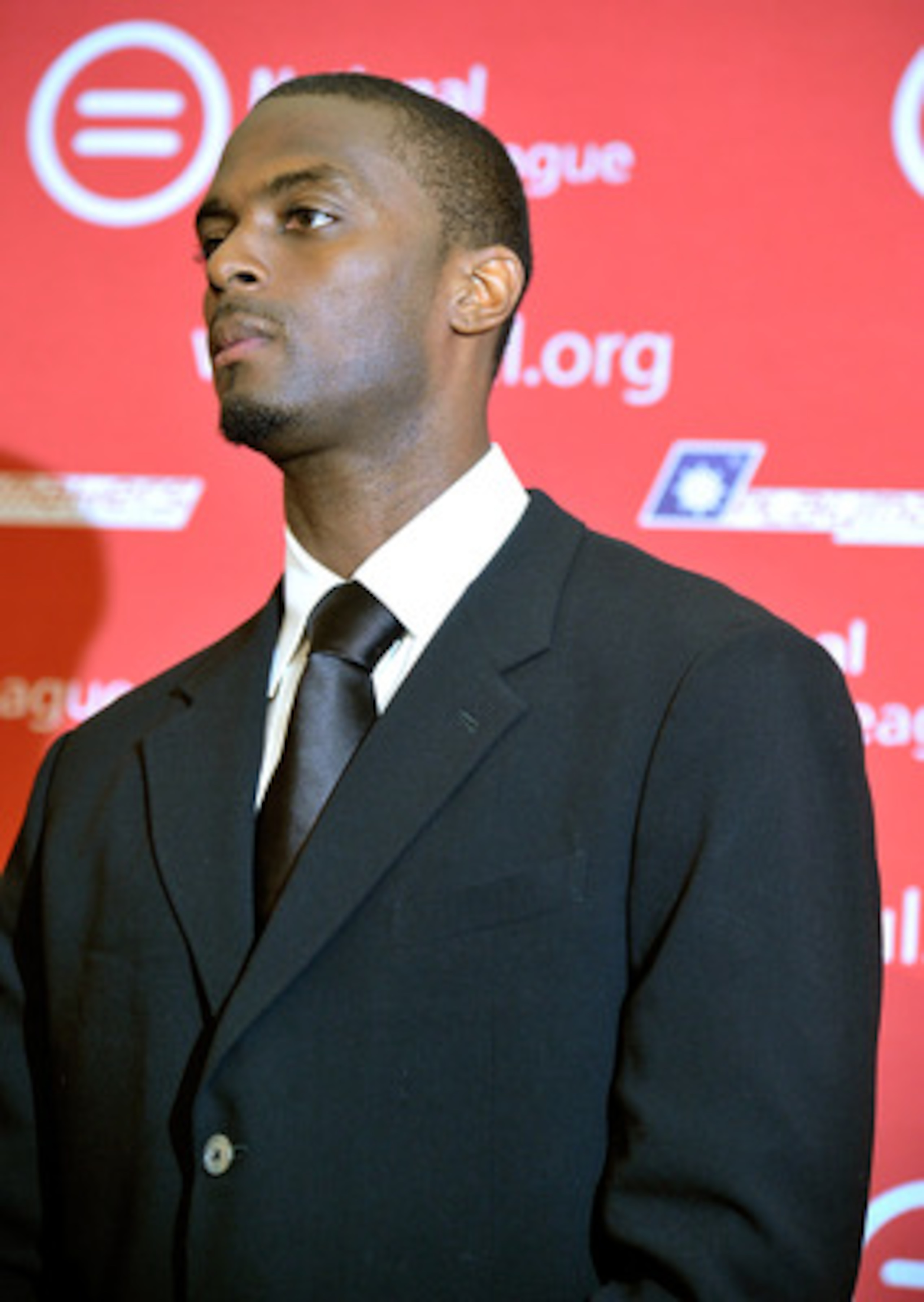 NEW YORK, NY - JUNE 13:  Former NFL wide receiver Plaxico Burress attends a press conference at National Urban League on June 13, 2011 in New York City.  (Photo by Joe Corrigan/Getty Images)