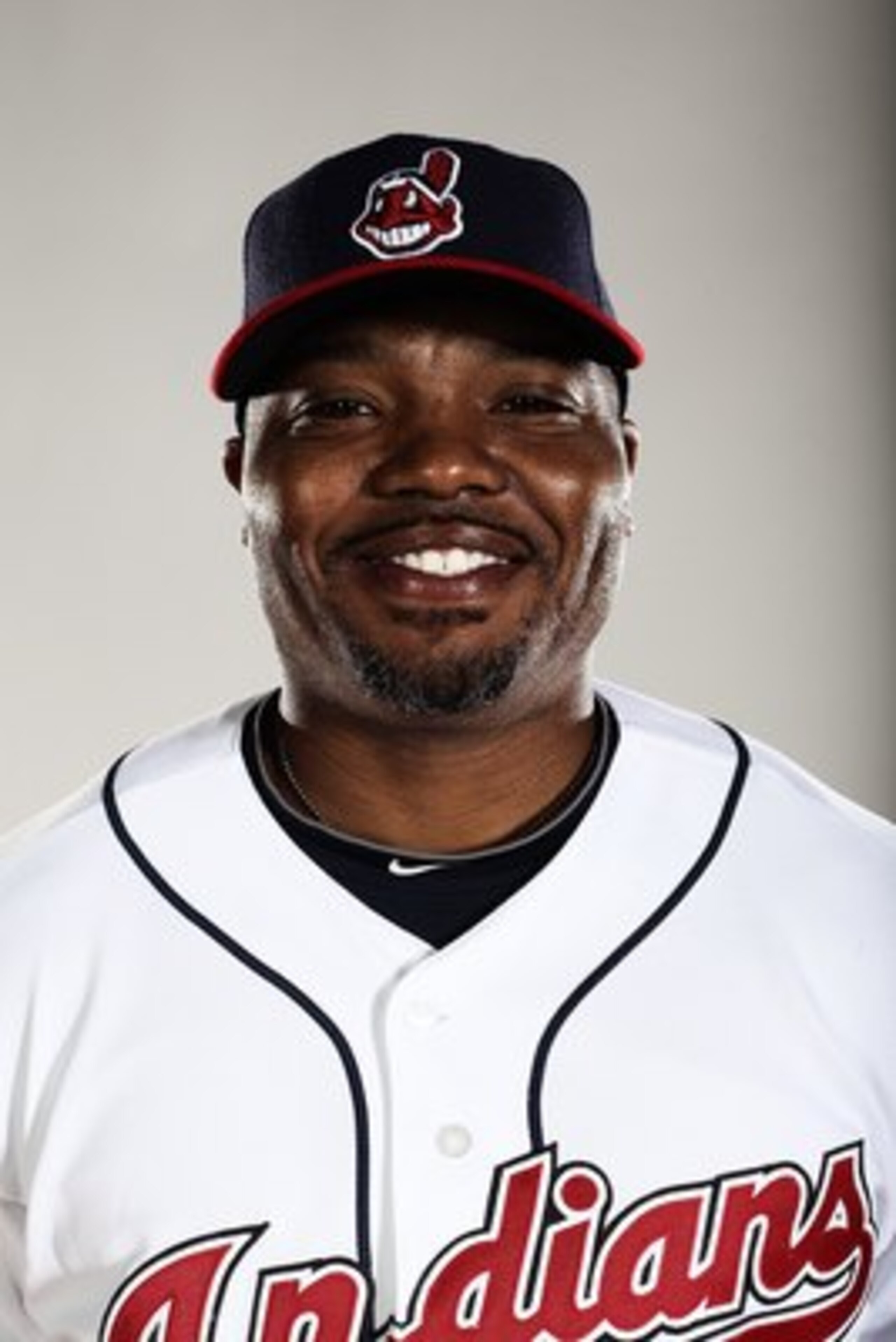 GOODYEAR, AZ - FEBRUARY 28:  (EDITORS NOTE: This images was digitally desaturated.) Hitting coach Jon Nunnally #44 poses for a portrait during the Cleveland Indians Photo Day at the training complex at Goodyear Stadium on February 28, 2010 in Goodyear, Ar