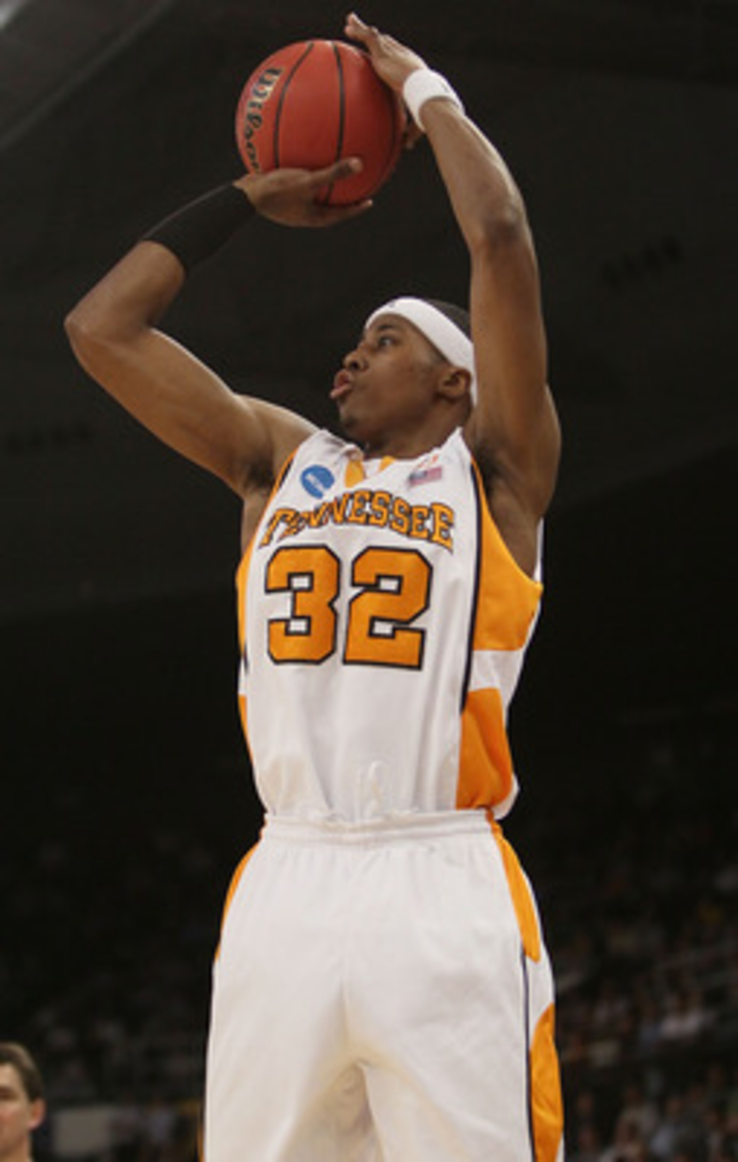 PROVIDENCE, RI - MARCH 20:  Scotty Hopson #32 of the Tennessee Volunteers shoots a three pointer in the second half against the Ohio Bobcats during the second round of the 2010 NCAA men's basketball tournament on March 20, 2010 at the Dunkin Donuts Center