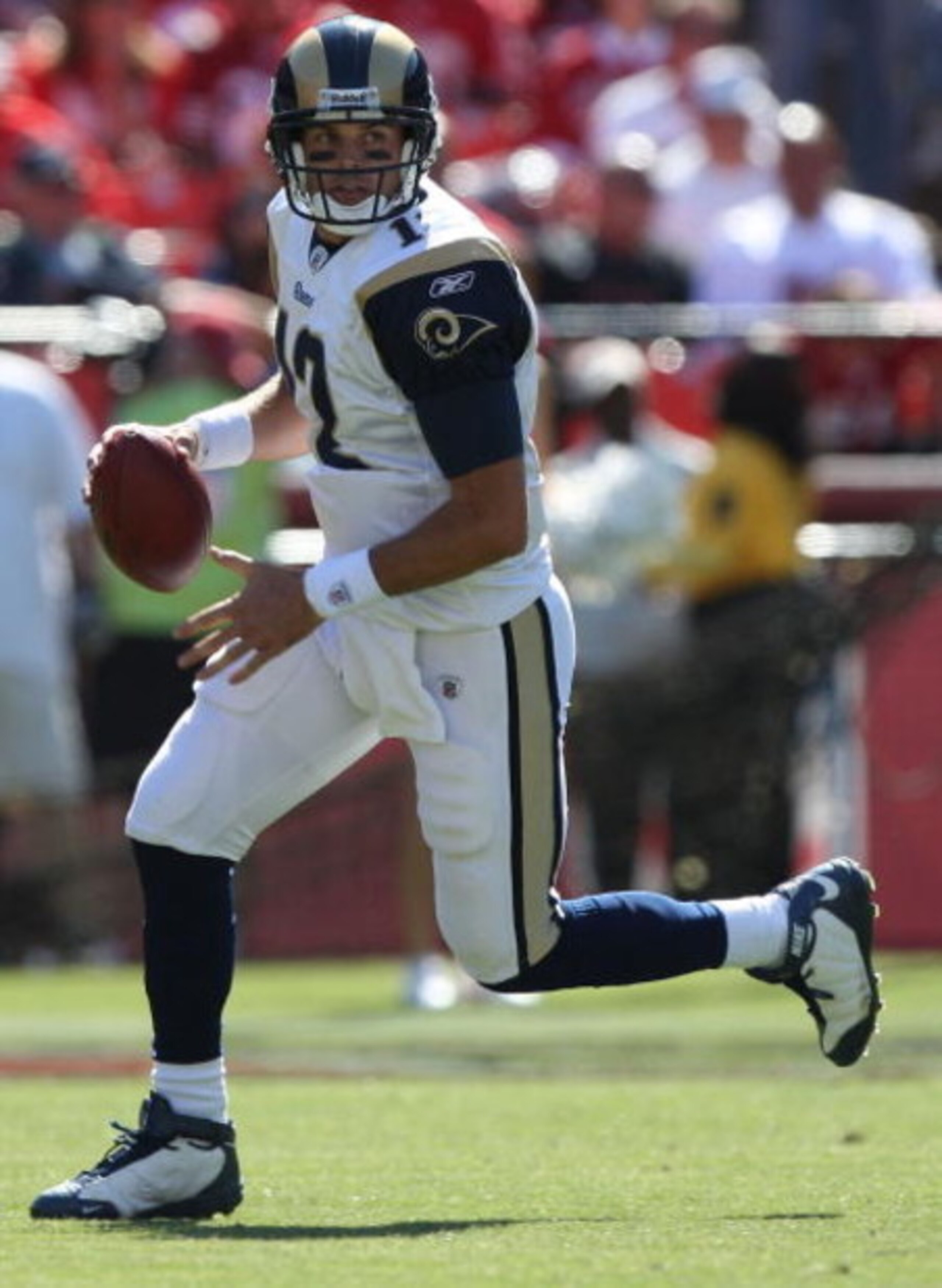 SAN FRANCISCO - OCTOBER 04:  Kyle Boller #12 of the the St. Louis Rams in action against the San Francisco 49ers during an NFL game on October 4, 2009 at Candlestick Park in San Francisco, California.  (Photo by Jed Jacobsohn/Getty Images)
