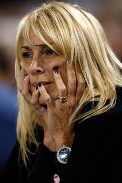 CHICAGO - OCTOBER 06:  A fan of the Chicago White Sox looks on dejected late in the game against the Tampa Bay Rays in Game Four of the ALDS during the 2008 MLB Playoffs at U.S. Cellular Field on October 6, 2008 in Chicago, Illinois. The Rays won 6-2. (Ph