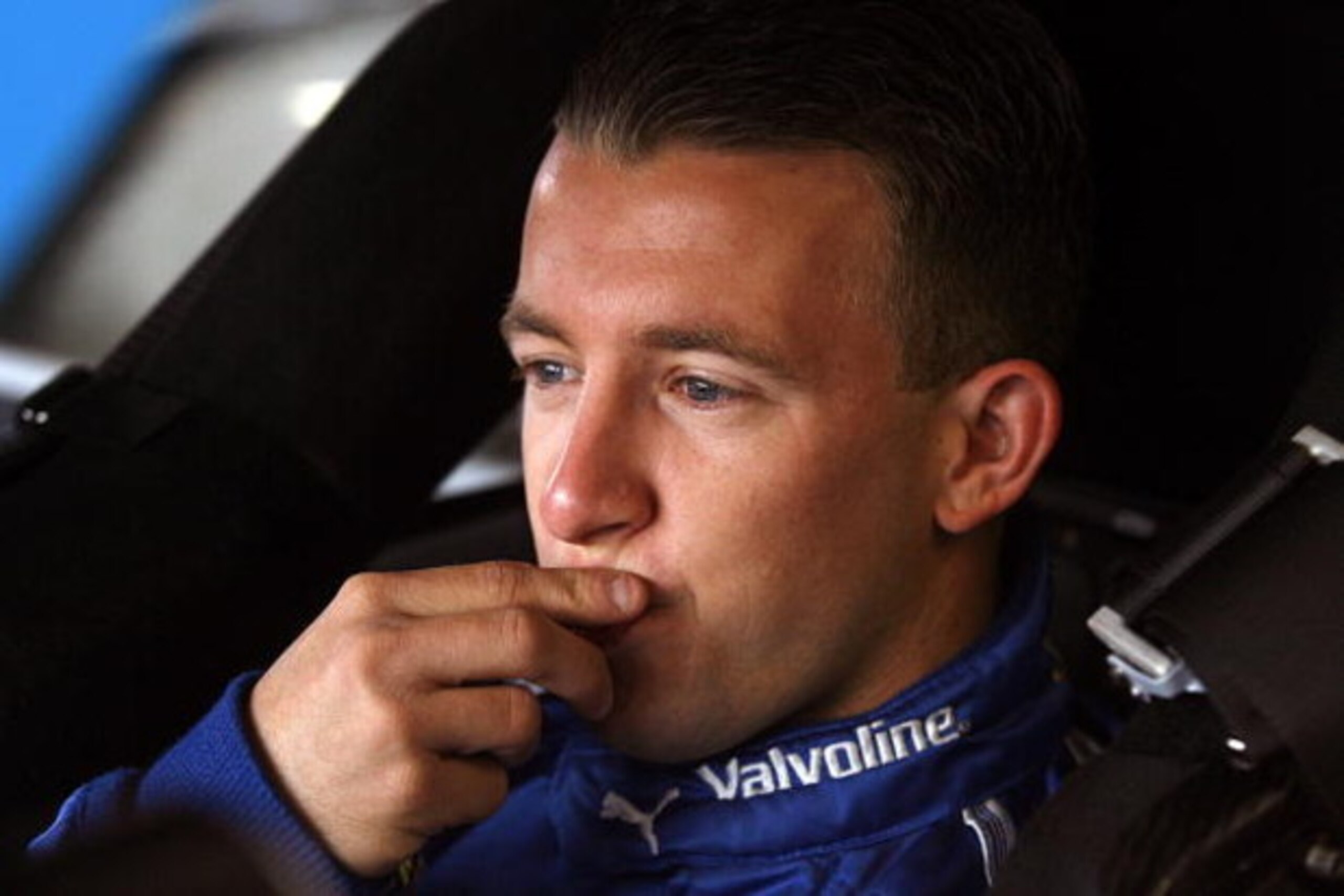 DAYTONA BEACH, FL - FEBRUARY 14:  AJ Allmendinger, driver of the #44 Valvoline Dodge, prepares to practice for the NASCAR Sprint Cup Series Daytona 500 at Daytona International Speedway on February 14, 2009 in Daytona Beach, Florida.  (Photo by Jason Smit