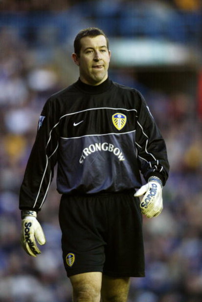 20 Jan 2002:  Nigel Martyn of Leeds United during the FA Barclaycard Premiership match between Leeds and Arsenal at Elland Road, Leeds. DIGITAL IMAGE  \ Mandatory Credit: Gary M Prior/ Getty Images