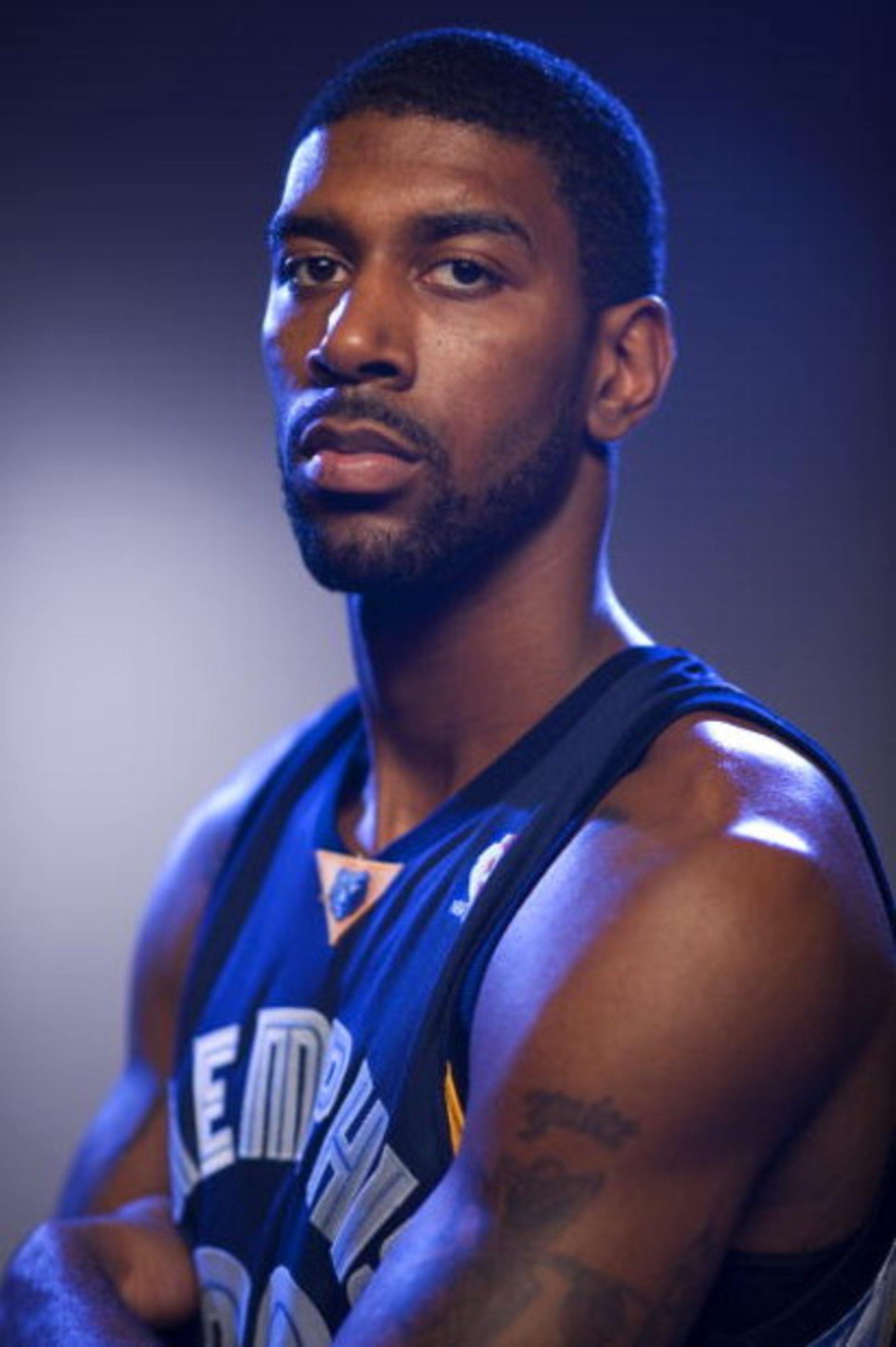 TARRYTOWN, NY - JULY 29:  O. J. Mayo of the Memphis Grizzlies poses for a portrait during the 2008 NBA Rookie Photo Shoot on July 29, 2008 at the MSG Training Facility in Tarrytown, New York.  NOTE TO USER: User expressly acknowledges and agrees that, by 