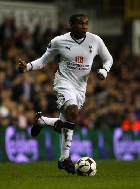 LONDON - FEBRUARY 26:  Wilson Palacios of Tottenham Hotspur in action during the UEFA Cup round of 32, second leg match between Tottenham Hotspur and Shakhtar Donesk at White Hart Lane on February 26, 2009 in London, England.  (Photo by Clive Rose/Getty I