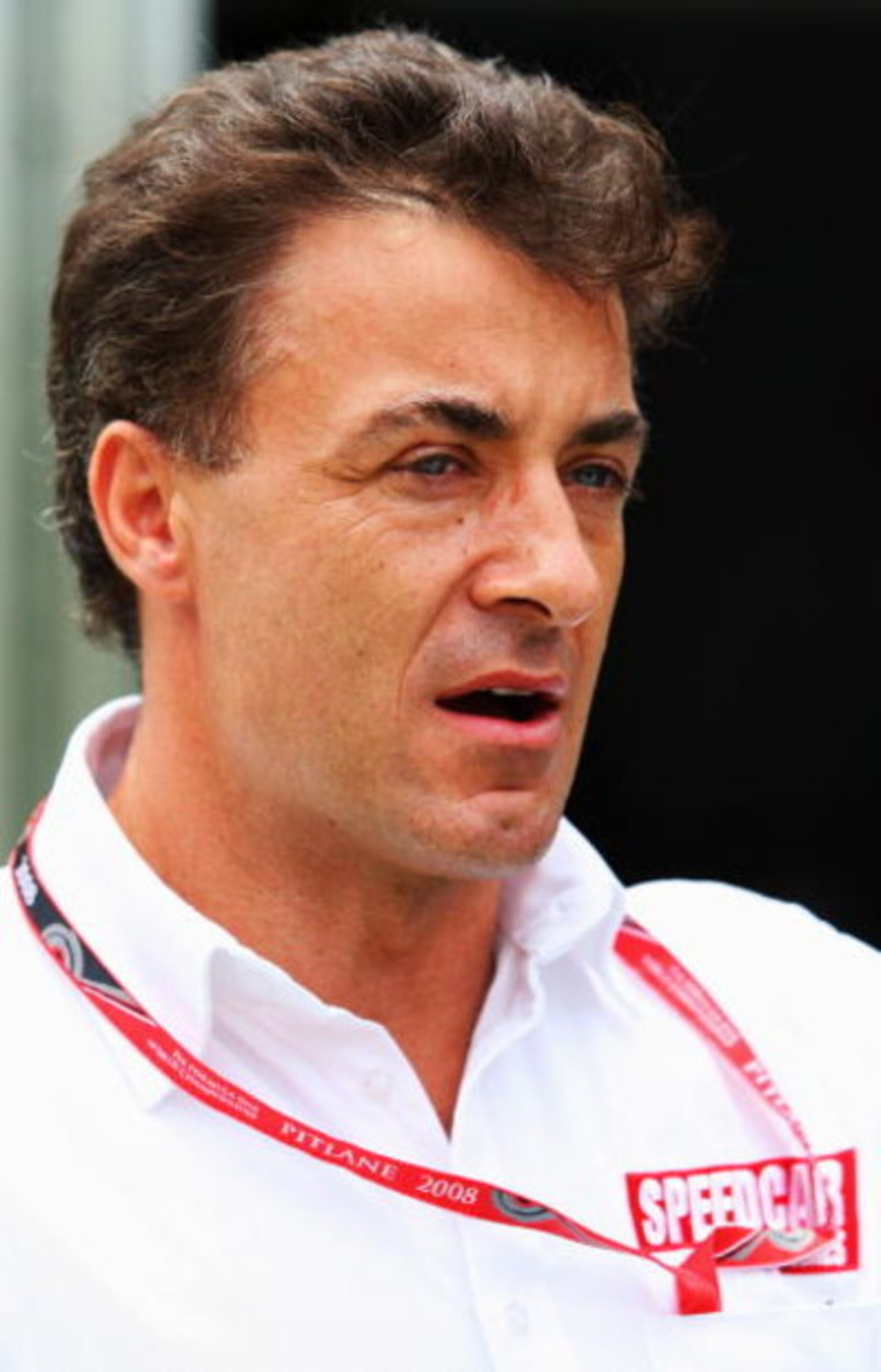 KUALA LUMPUR, MALAYSIA - MARCH 20: Former driver Jean Alesi is seen in the paddock during previews for the Malaysian Formula One Grand Prix at the Sepang Circuit on March 20, 2008 in Kuala Lumpur, Malaysia. (Photo by Mark Thompson/Getty Images) KUALA LUMPUR, MALAYSIA - MARCH 20: Former driver Jean Alesi is seen in the paddock during previews for the Malaysian Formula One Grand Prix at the Sepang Circuit on March 20, 2008 in Kuala Lumpur, Malaysia. (Photo by Mark Thompson/Getty Images)