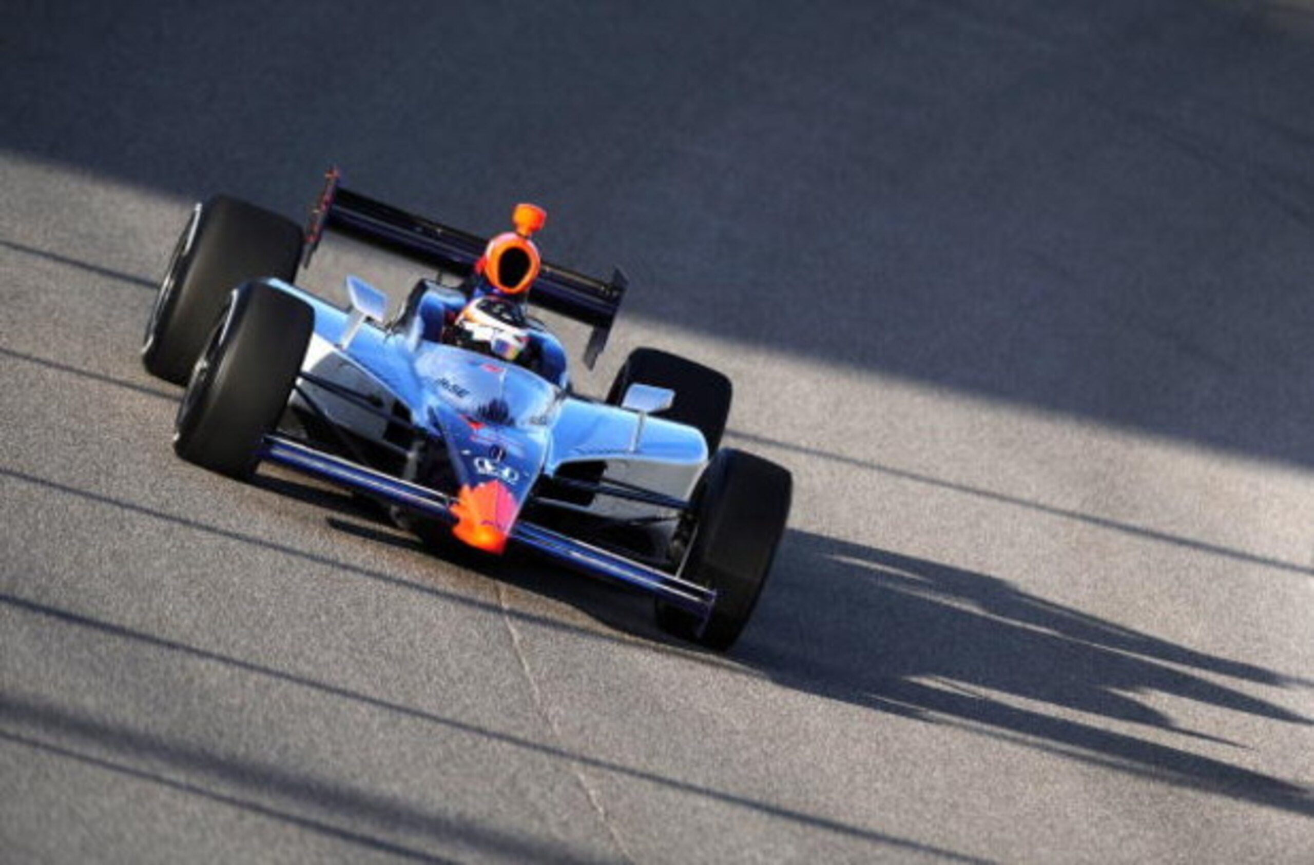 HOMESTEAD, FL - FEBRUARY 24: Mario Moraes of Brazil drives the #5 KV Racing Technology during the IRL IndyCar Series Spring Testing at the Homestead-Miami Speedway February 24, 2009 in Homestead, Florida. (Photo by Robert Laberge/Getty Images). HOMESTEAD, FL - FEBRUARY 24: Mario Moraes of Brazil drives the #5 KV Racing Technology during the IRL IndyCar Series Spring Testing at the Homestead-Miami Speedway February 24, 2009 in Homestead, Florida. (Photo by Robert Laberge/Getty Images).
