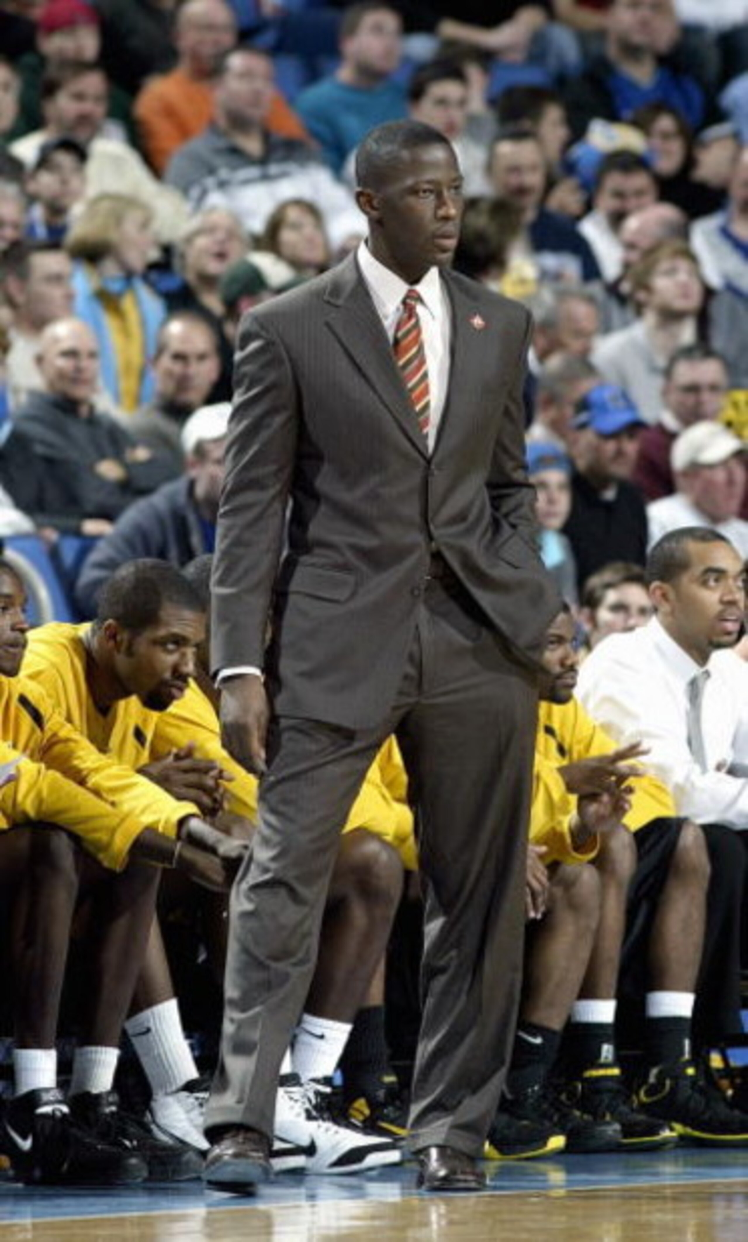 BUFFALO, NY - MARCH 15: Head coach Anthony Grant of the Virginia Commonwealth Rams looks on from the sidelines against the Duke Blue Devils during round one of the NCAA Men's Basketball Tournament at the HSBC Arena on March 15, 2007 in Buffalo, New York. 
