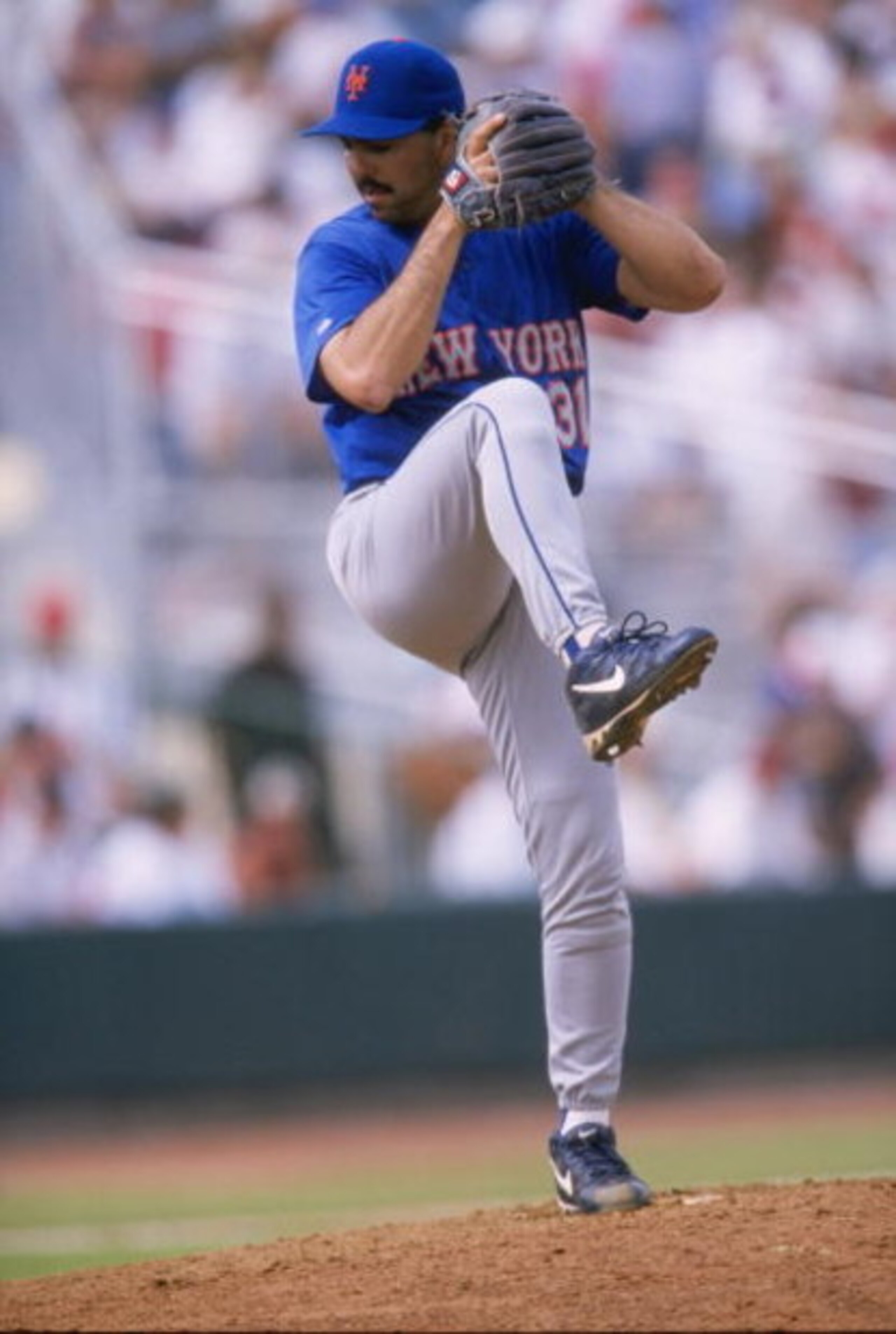 8 Mar 1998: Pitcher John Franco of the New York Mets in action during a spring training game against the St. Louis Cardinals at the Roger Dean Stadium in Jupiter, Florida. The Mets defeated the Cardinals 5-4. Mandatory Credit: Stephen Dunn /Allsport 8 Mar 1998: Pitcher John Franco of the New York Mets in action during a spring training game against the St. Louis Cardinals at the Roger Dean Stadium in Jupiter, Florida. The Mets defeated the Cardinals 5-4. Mandatory Credit: Stephen Dunn /Allsport