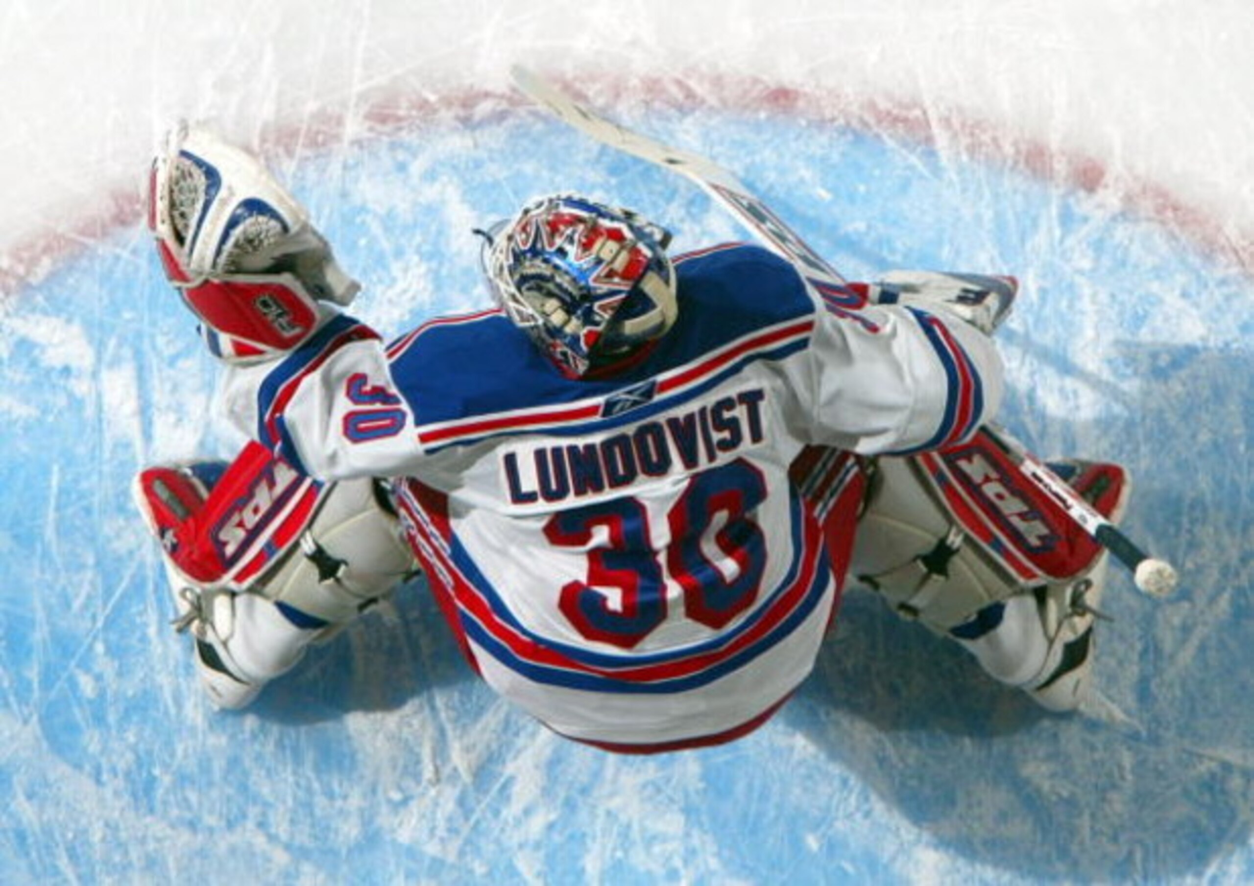 UNIONDALE, NY - MARCH 05:  Henrik Lundqvist #30 of the New York Rangers warms up before playing against the New York Islanders on March 5, 2009 at Nassau Coliseum in Uniondale, New York.  (Photo by Jim McIsaac/Getty Images)