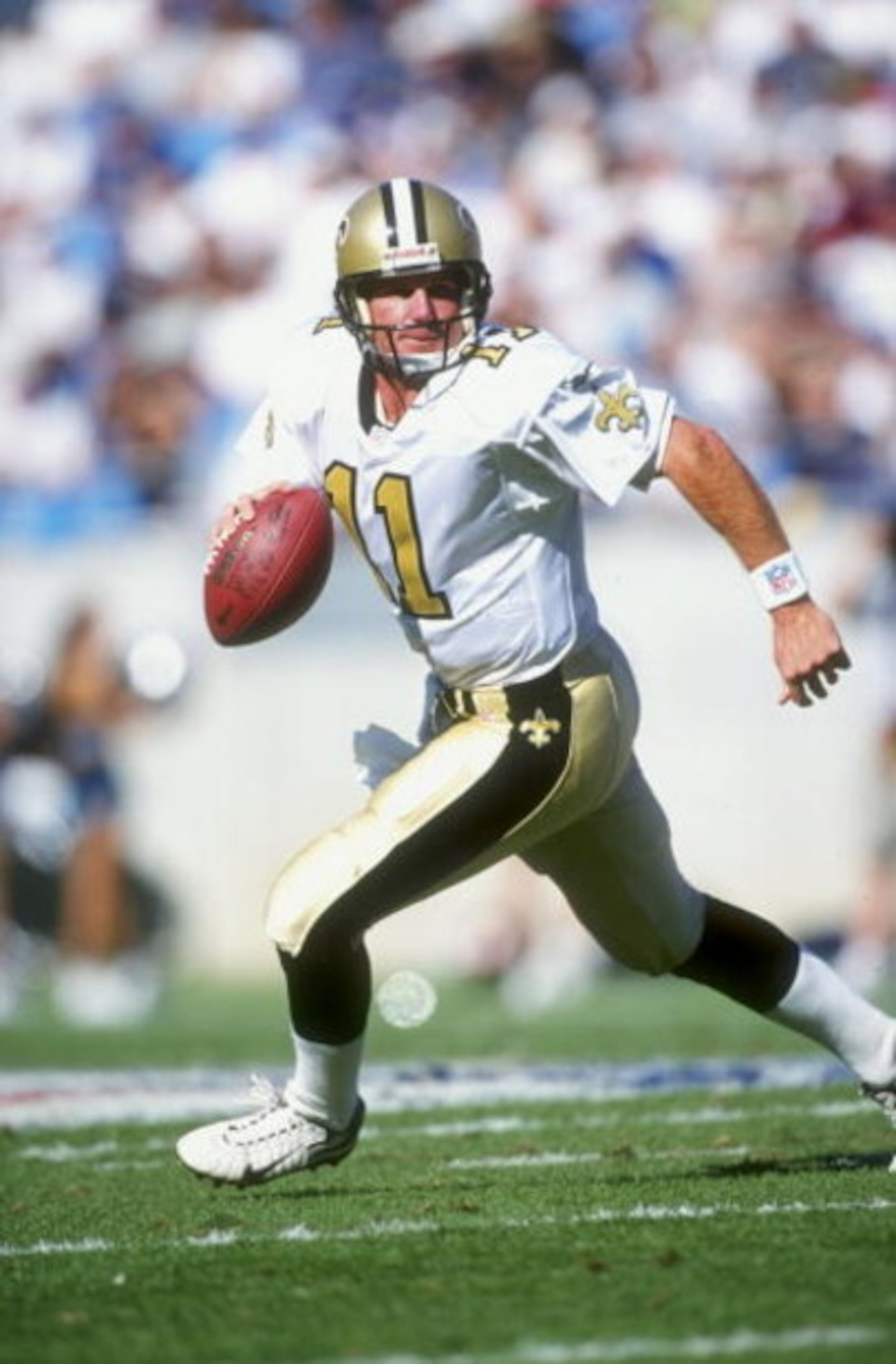 Quarterback Billy Joe Tolliver #11 of the New Orleans Saints in action during the game against the Carolina Panthers at the Eriksson Stadium in Charlotte, North Carolina. The Panthers defeated the Saints 31-17. Quarterback Billy Joe Tolliver #11 of the New Orleans Saints in action during the game against the Carolina Panthers at the Eriksson Stadium in Charlotte, North Carolina. The Panthers defeated the Saints 31-17.