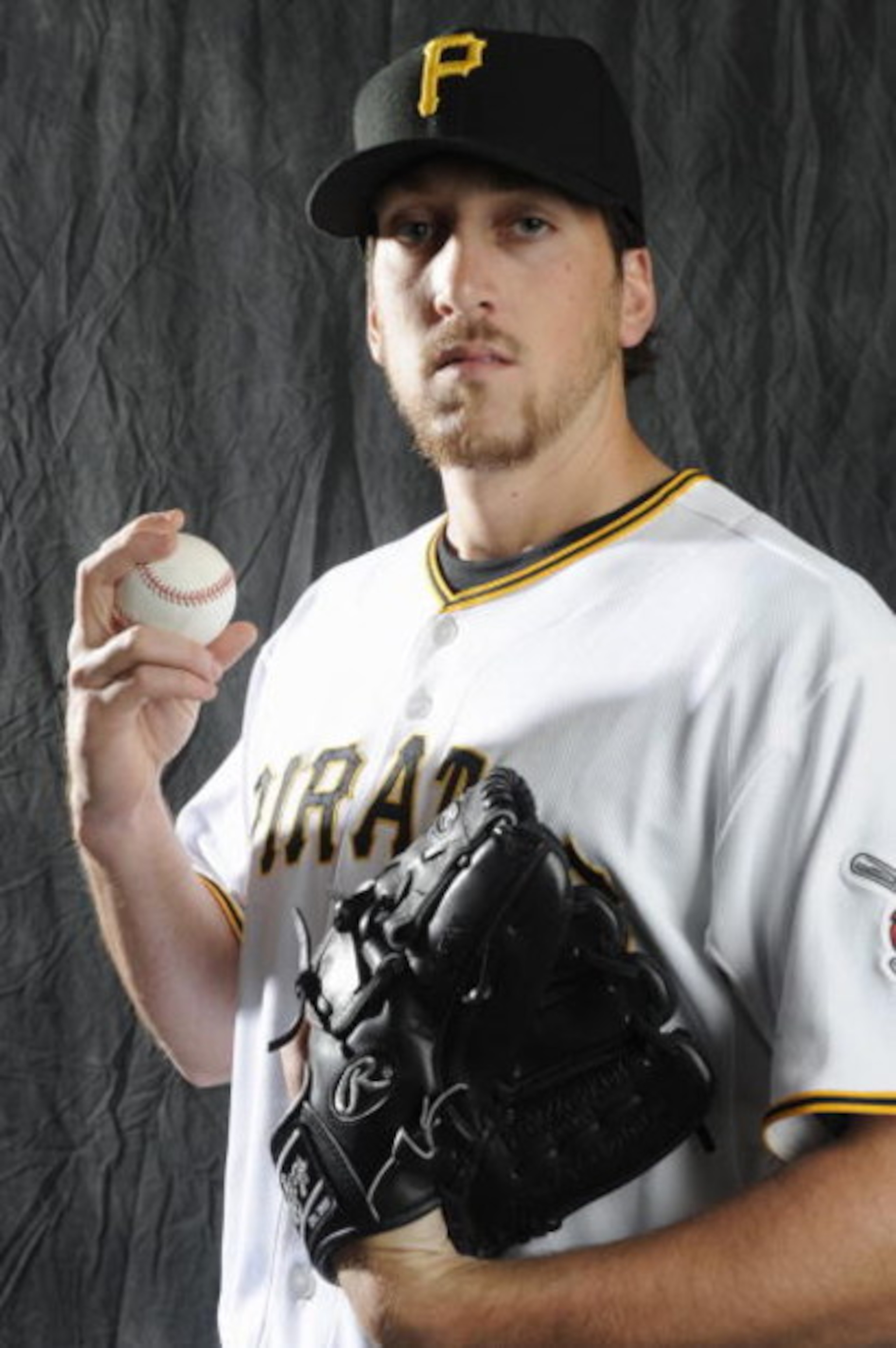 BRADENTON, FL - FEBRUARY 22: Craig Hansen #38 of the Pittsburgh Pirates poses during photo day at the Pirates spring training complex on February 22, 2009 in Bradenton, Florida. (Photo by Rob Tringali/Getty Images)