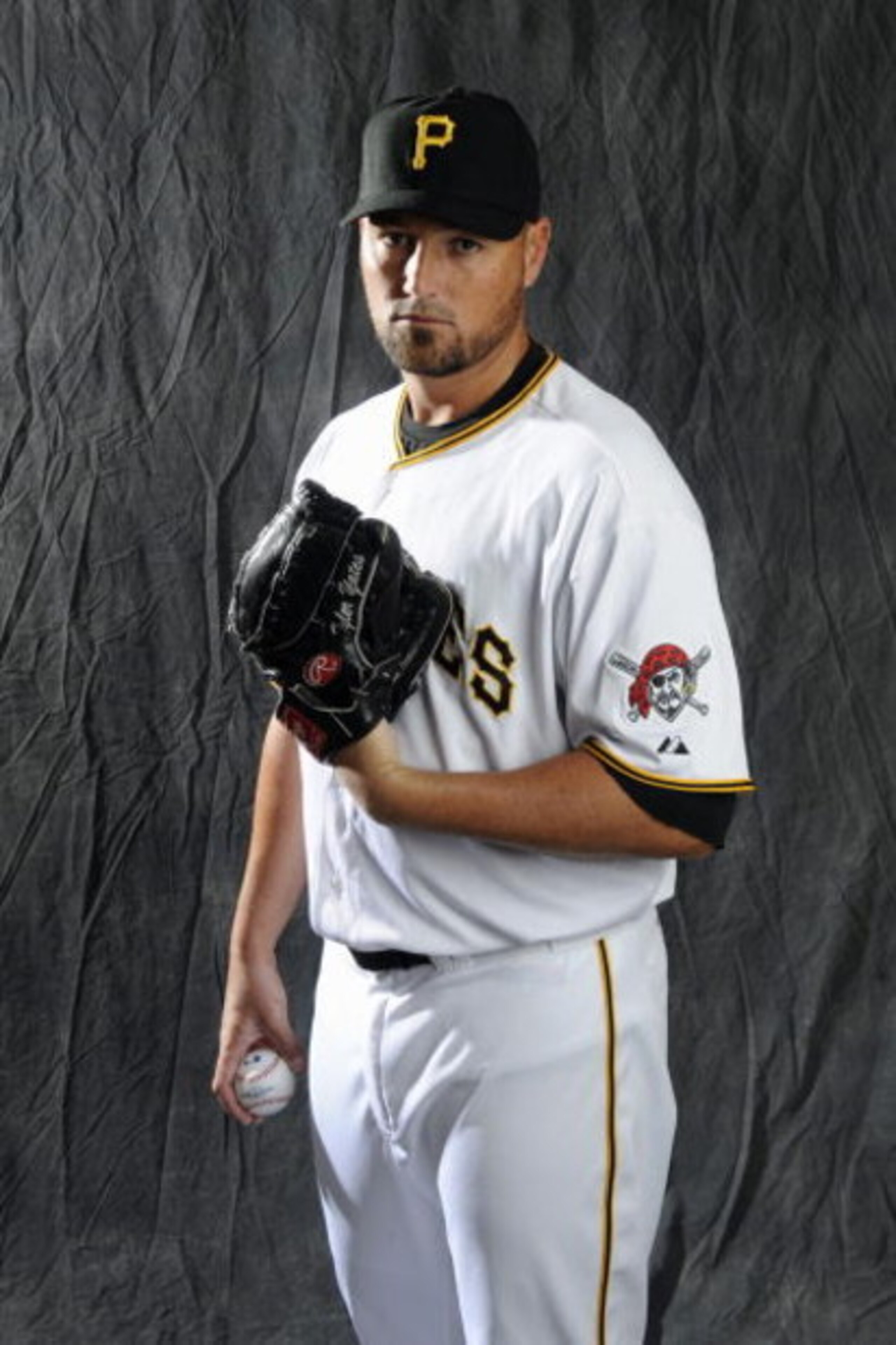 BRADENTON, FL - FEBRUARY 22: Tyler Yates #30 of the Pittsburgh Pirates poses during photo day at the Pirates spring training complex on February 22, 2009 in Bradenton, Florida. (Photo by Rob Tringali/Getty Images)