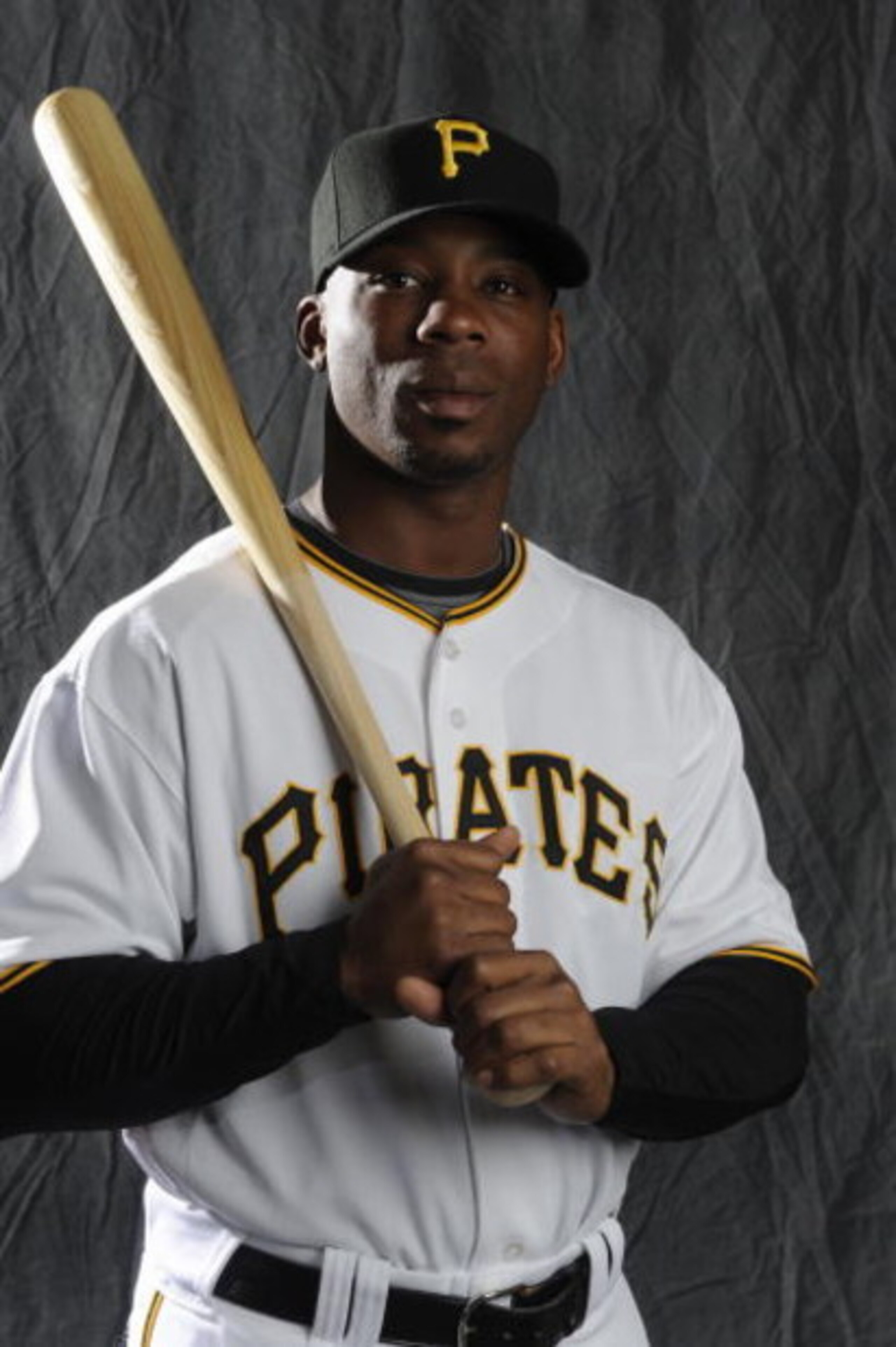 BRADENTON, FL - FEBRUARY 22: Craig Monroe #18 of the Pittsburgh Pirates poses during photo day at the Pirates spring training complex on February 22, 2009 in Bradenton, Florida. (Photo by Rob Tringali/Getty Images)