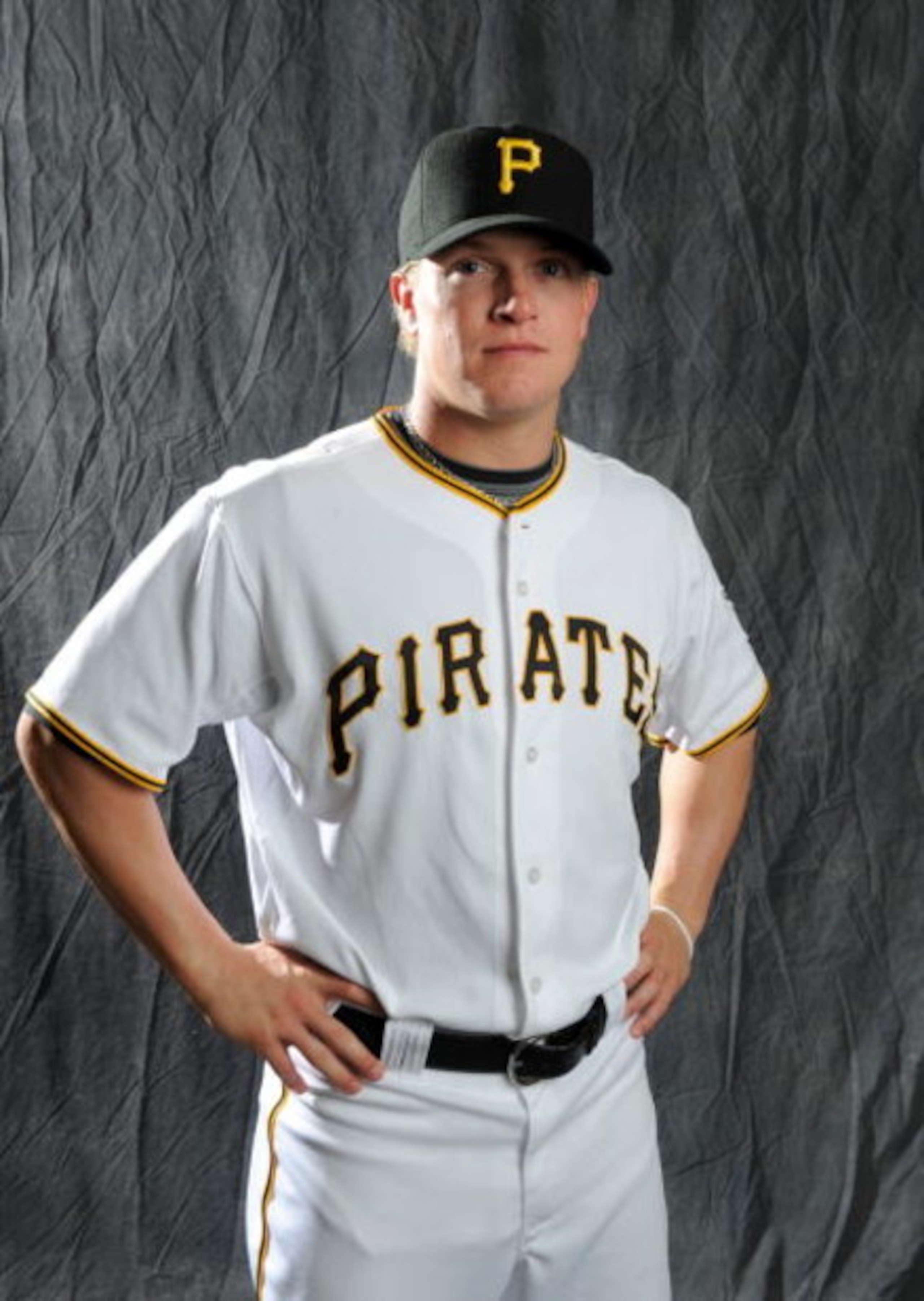 BRADENTON, FLORIDA - FEBRUARY 22: Nate McLouth #13 of the Pittsburgh Pirates poses during photo day at the Pirates spring training complex on February 22, 2008 in Bradenton, Florida. (Photo by Rob Tringali/Getty Images)