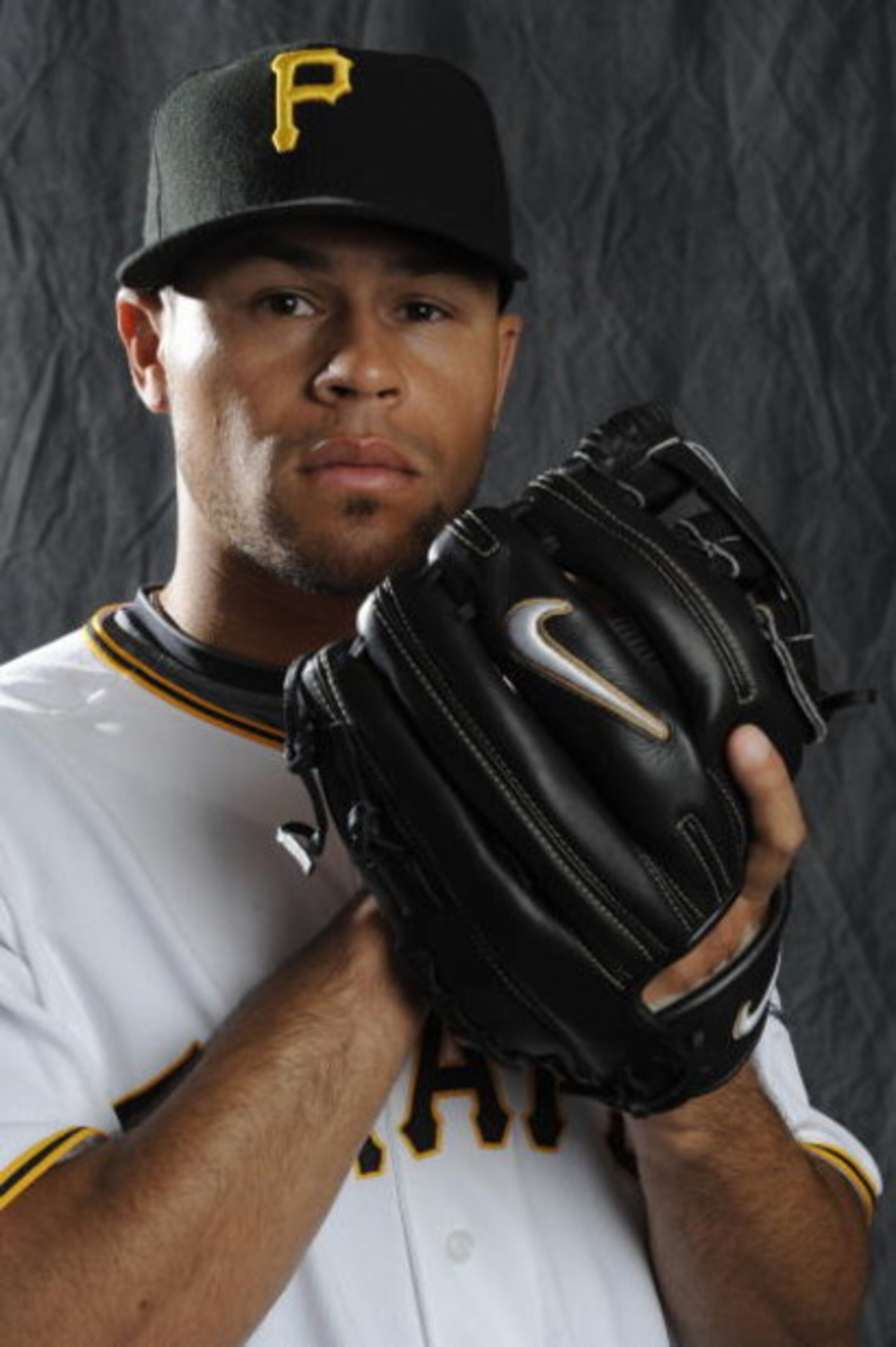 BRADENTON, FL - FEBRUARY 22: Ian Snell #45 of the Pittsburgh Pirates poses during photo day at the Pirates spring training complex on February 22, 2009 in Bradenton, Florida. (Photo by Rob Tringali/Getty Images)