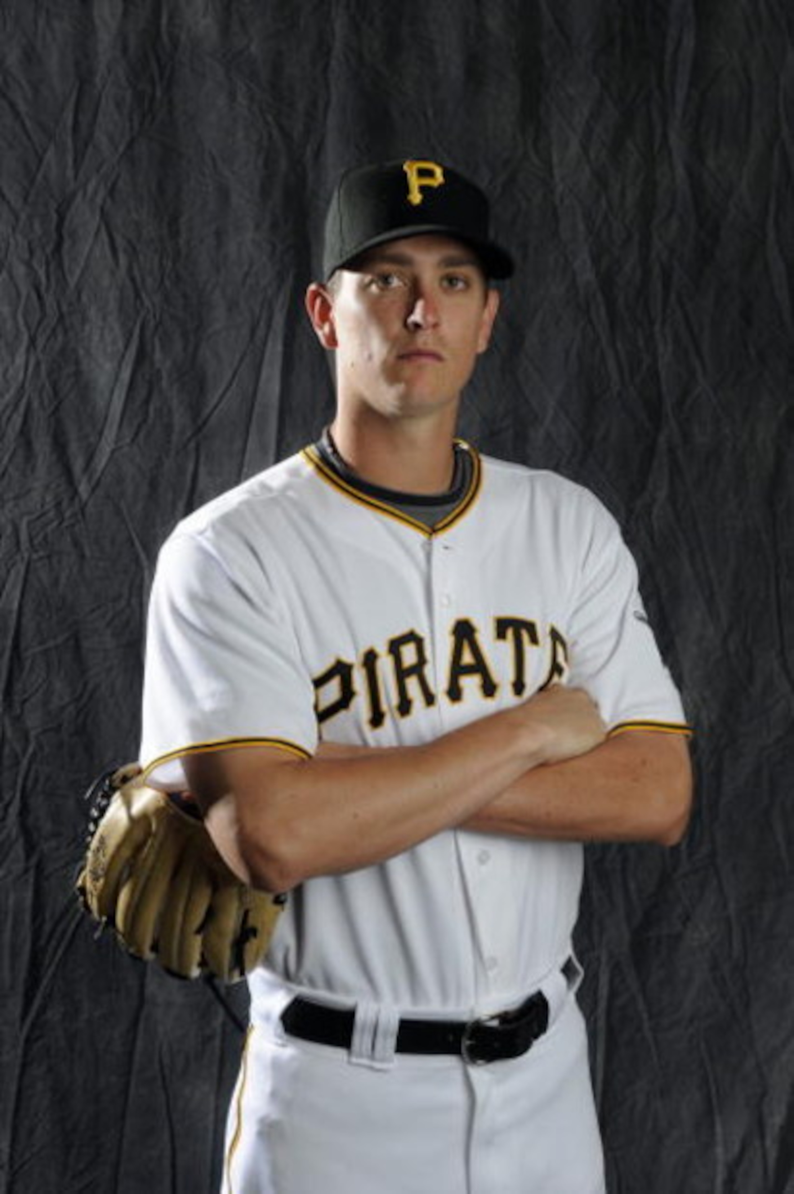 BRADENTON, FL - FEBRUARY 22: Jimmy Barthmaier #46 of the Pittsburgh Pirates poses during photo day at the Pirates spring training complex on February 22, 2009 in Bradenton, Florida. (Photo by Rob Tringali/Getty Images)