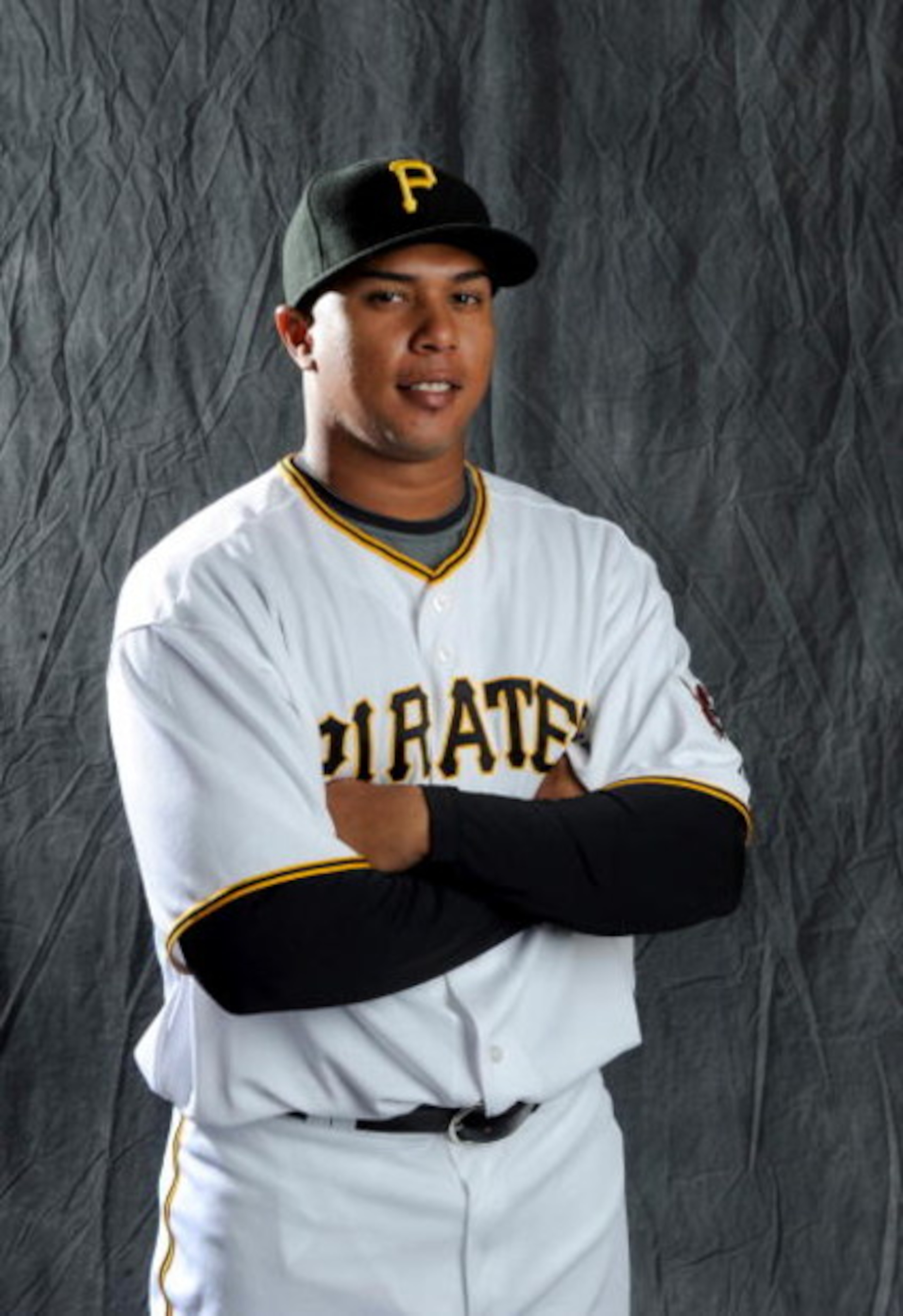 BRADENTON, FLORIDA - FEBRUARY 22: Jose Tabata #31 of the Pittsburgh Pirates poses during photo day at the Pirates spring training complex on February 22, 2008 in Bradenton, Florida. (Photo by Rob Tringali/Getty Images)