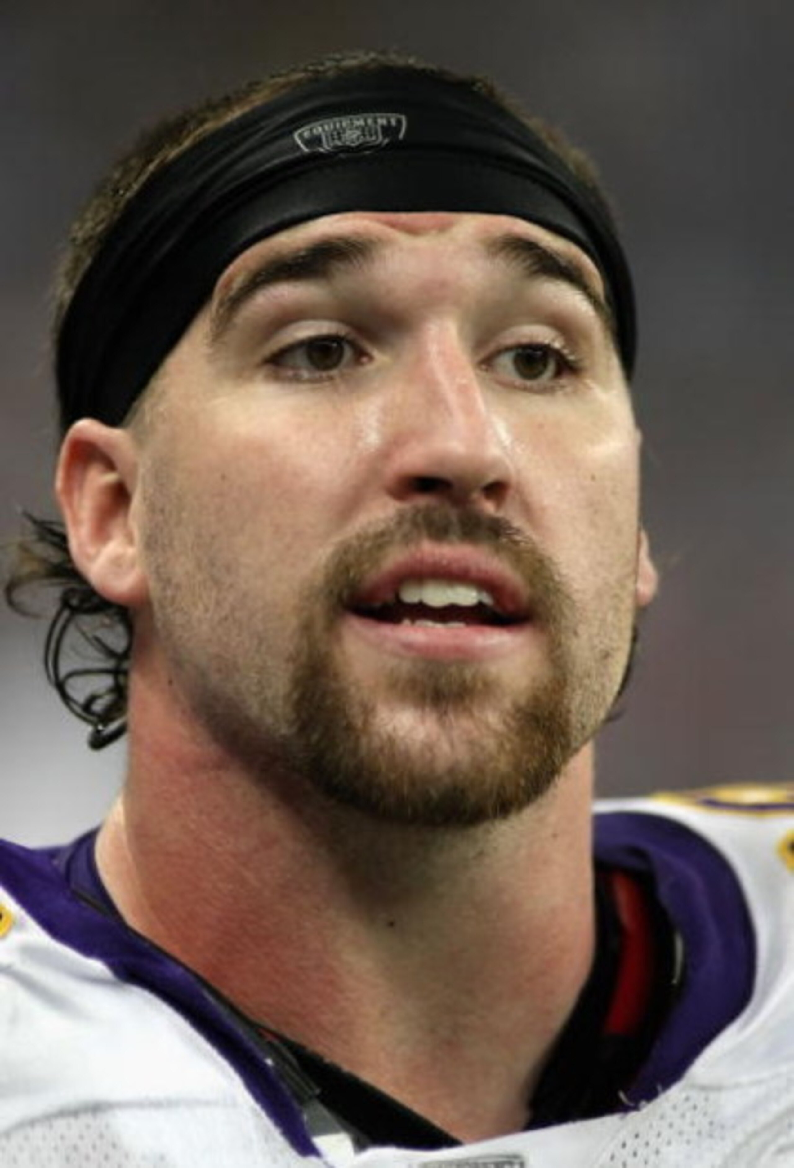 DETROIT - DECEMBER 07:  Jared Allen #69 of the Minnesoa Vikings looks on during the NFL game against the Detroit Lions at Ford Field on December 7, 2008 in Detroit, Michigan. The Vikings defeated the Lions 20-16.  (Photo by Christian Petersen/Getty Images