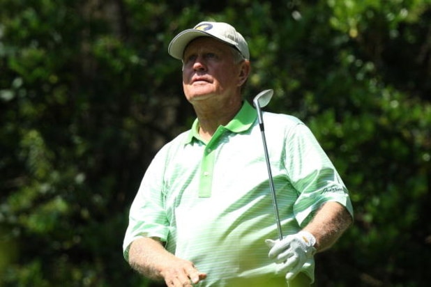 AUGUSTA, GA - APRIL 09:  Jack Nicklaus watches a shot during the Par 3 Contest held prior to the start of the 2008 Masters Tournament at Augusta National Golf Club on April 9, 2008 in Augusta, Georgia.  (Photo by David Cannon/Getty Images)