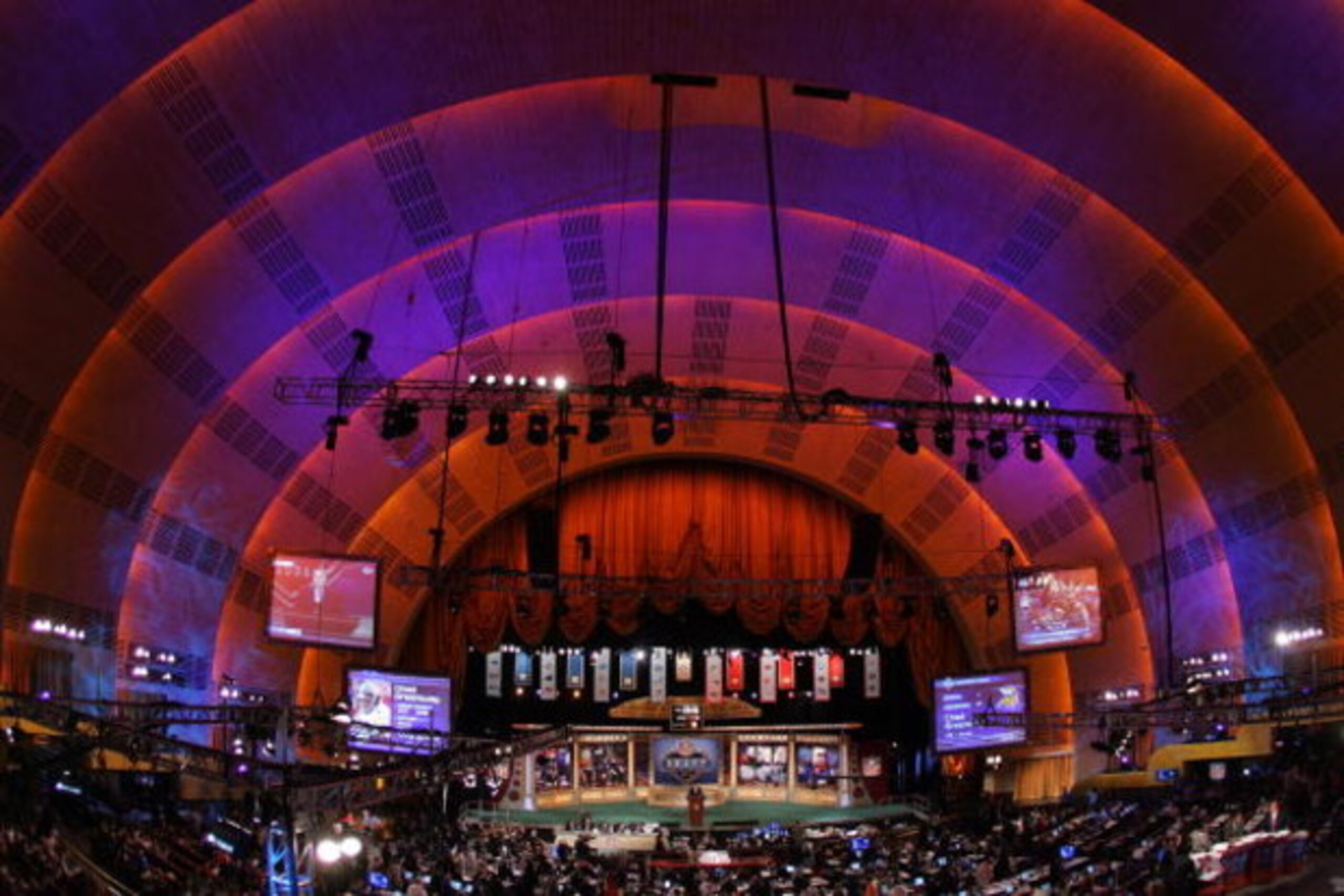 NEW YORK - APRIL 29: NFL commissioner Paul Tagliabue appears onstage at the 2006 NFL Draft on April 29, 2006 at Radio City in New York City. (Photo by Chris Trotman/Getty Images) NEW YORK - APRIL 29: NFL commissioner Paul Tagliabue appears onstage at the 2006 NFL Draft on April 29, 2006 at Radio City in New York City. (Photo by Chris Trotman/Getty Images)