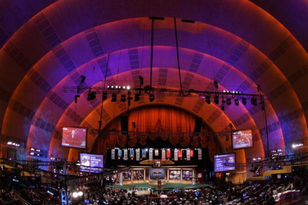 NEW YORK - APRIL 29:  NFL commissioner Paul Tagliabue appears onstage at the 2006 NFL Draft on April 29, 2006 at Radio City in New York City.  (Photo by Chris Trotman/Getty Images)
