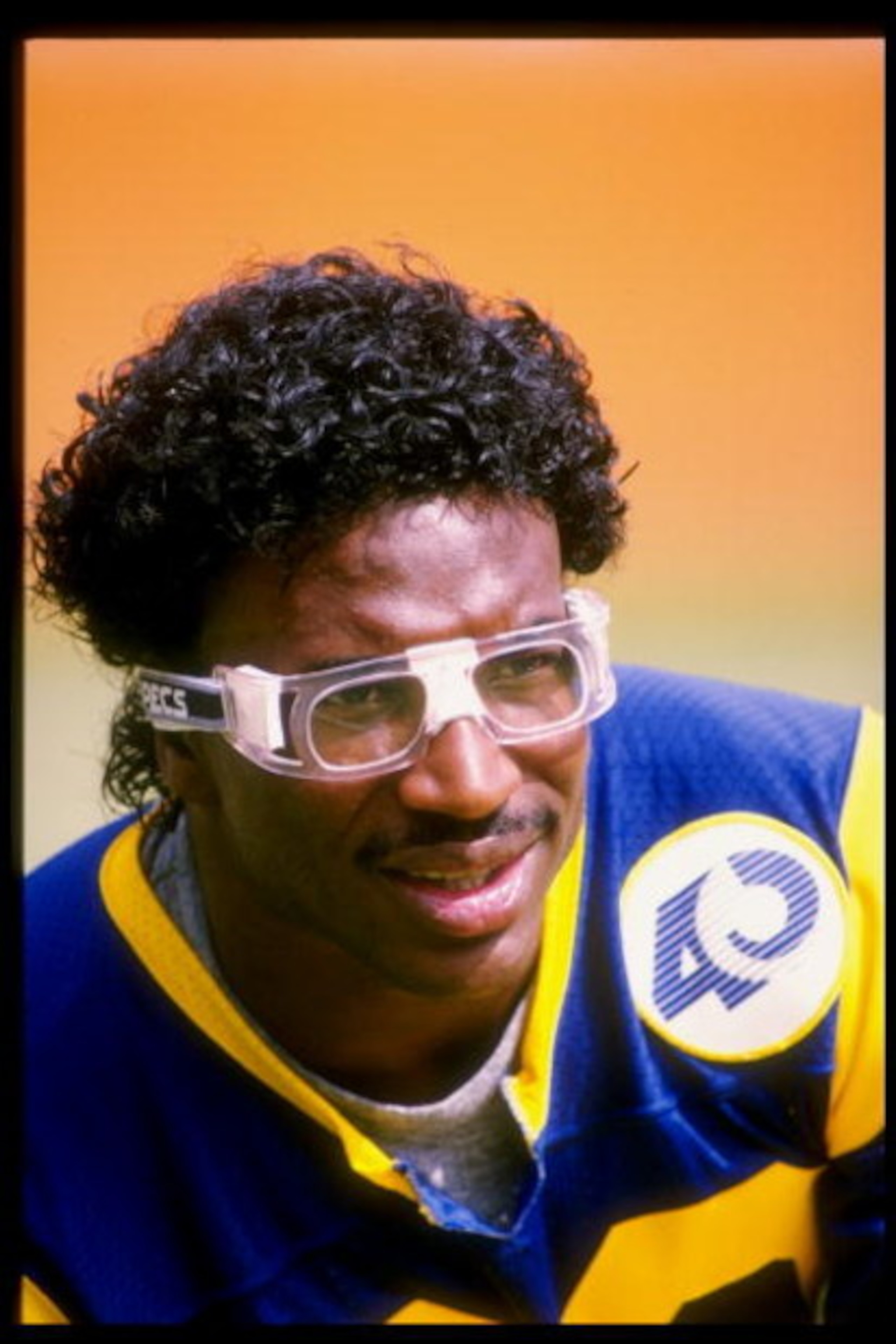 6 Oct 1985: Running back Eric Dickerson of the Los Angeles Rams looks on during a game against the Minnesota Vikings at Anaheim Stadium in Anaheim, California. The Rams won the game 13-10. 6 Oct 1985: Running back Eric Dickerson of the Los Angeles Rams looks on during a game against the Minnesota Vikings at Anaheim Stadium in Anaheim, California. The Rams won the game 13-10.