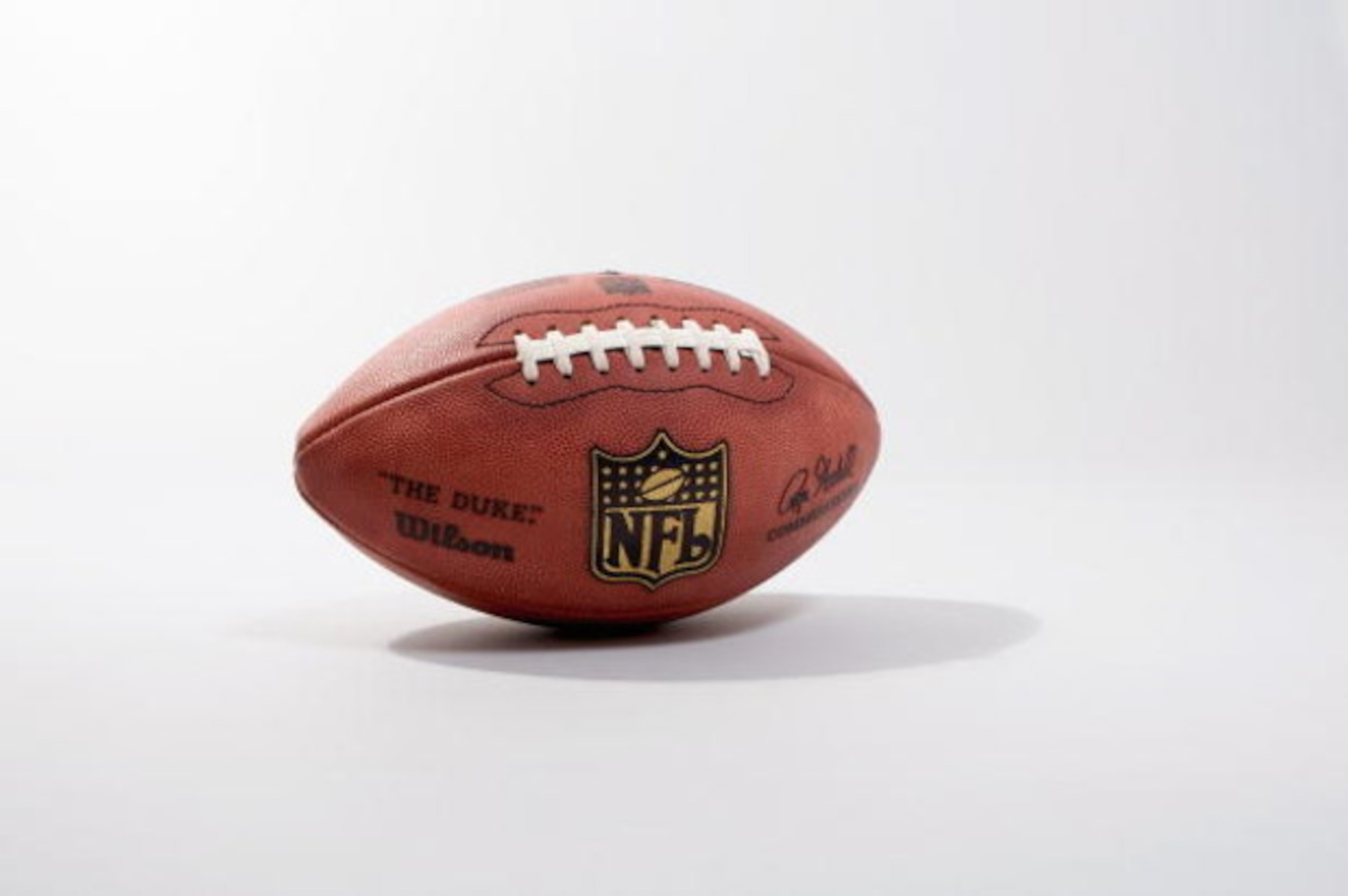 NEW YORK - MARCH 11: The Official NFL Ball is seen on March 11, 2009 in New York City, New York. (Photo by Nick Laham/Getty Images) NEW YORK - MARCH 11: The Official NFL Ball is seen on March 11, 2009 in New York City, New York. (Photo by Nick Laham/Getty Images)