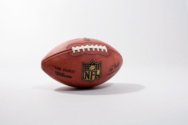 NEW YORK - MARCH 11: The Official NFL Ball is seen on March 11, 2009 in New York City, New York.  (Photo by Nick Laham/Getty Images)