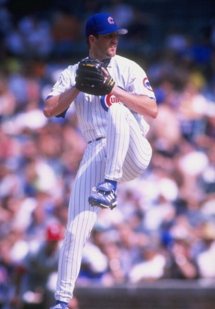 28 May 1998:  Terry Adams #51 of the Chicago Cubs in action during a game against the Philadelphia Phillies at Wrigley Field in Chicago, Illinois. The Phillies defeated the Cubs 8-7. Mandatory Credit: Matthew Stockman  /Allsport