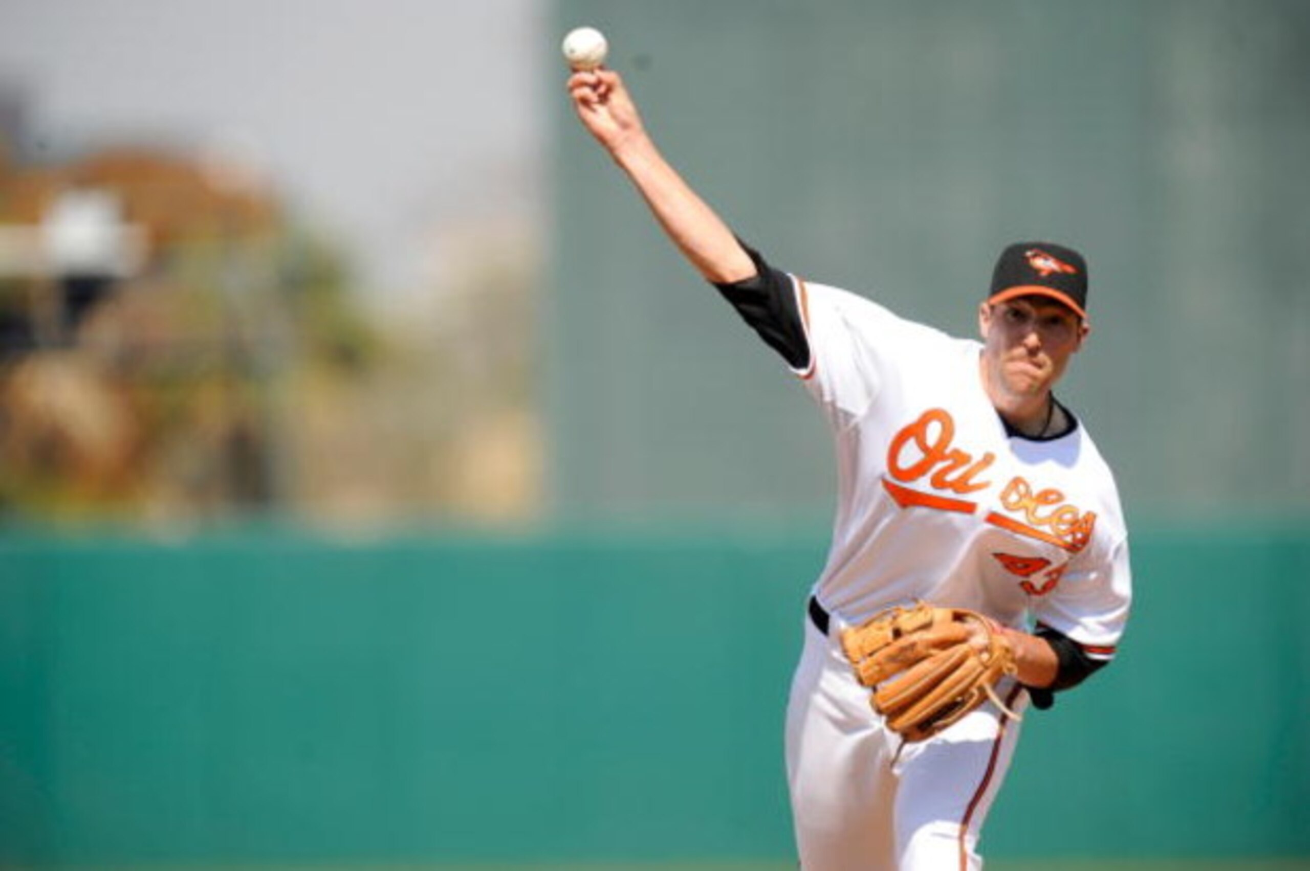 FORT LAUDERDALE, FL - MARCH 2: Jim Johnson #43 of the Baltimore Orioles pitches against the Boston Red Sox during a spring training game at Fort Lauderdale Stadium on March 2, 2009 in Fort Lauderdale, Florida. (Photo by Rob Tringali/Getty Images) FORT LAUDERDALE, FL - MARCH 2: Jim Johnson #43 of the Baltimore Orioles pitches against the Boston Red Sox during a spring training game at Fort Lauderdale Stadium on March 2, 2009 in Fort Lauderdale, Florida. (Photo by Rob Tringali/Getty Images)