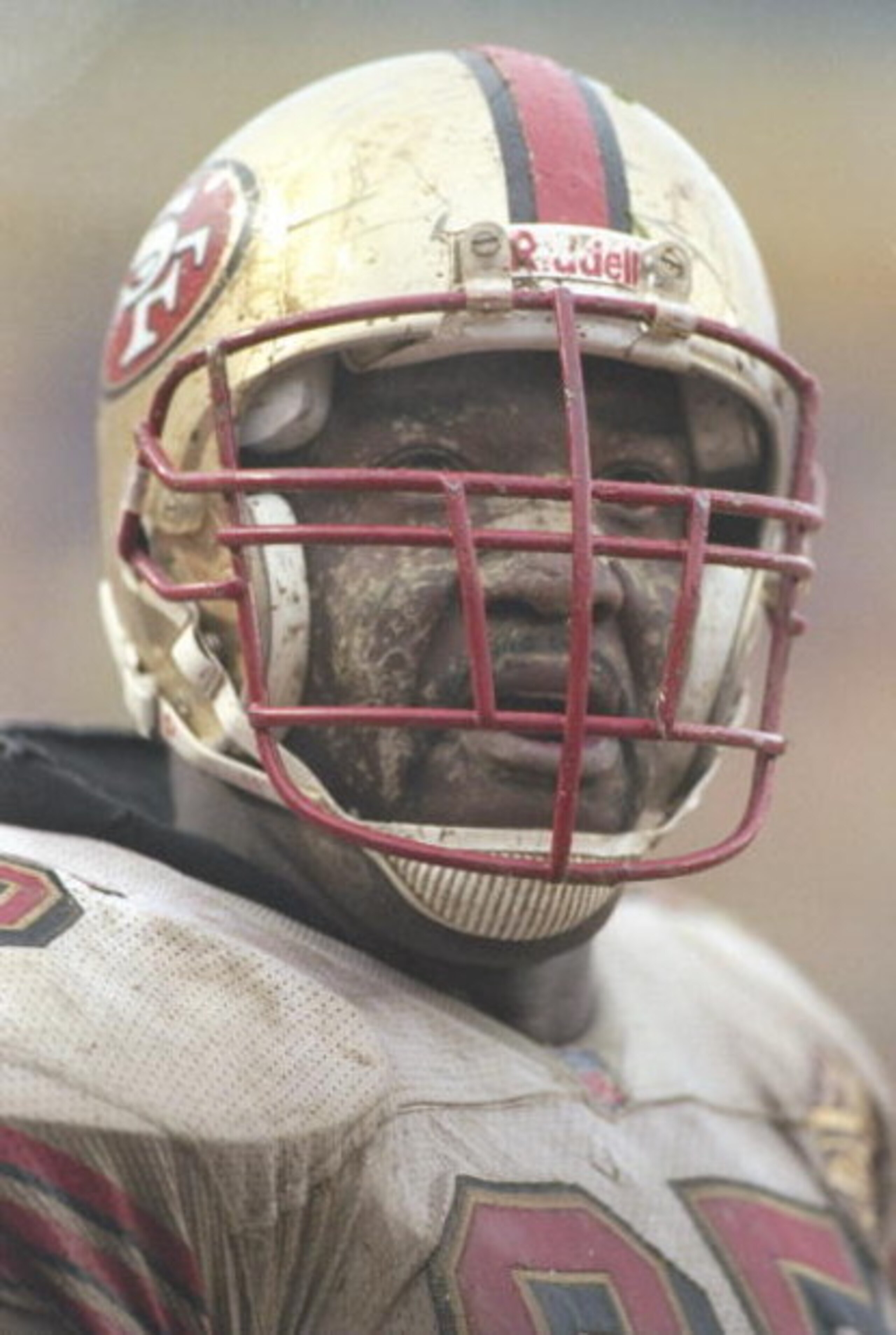 4 Jan 1997:  Guard Ray Brown of the San Francisco 49ers stands on the field during a playoff game against the Green Bay Packers at Lambeau Field in Green Bay, Wisconsin.  The Packers won the game 35-14. Mandatory Credit: Jonathan Daniel  /Allsport