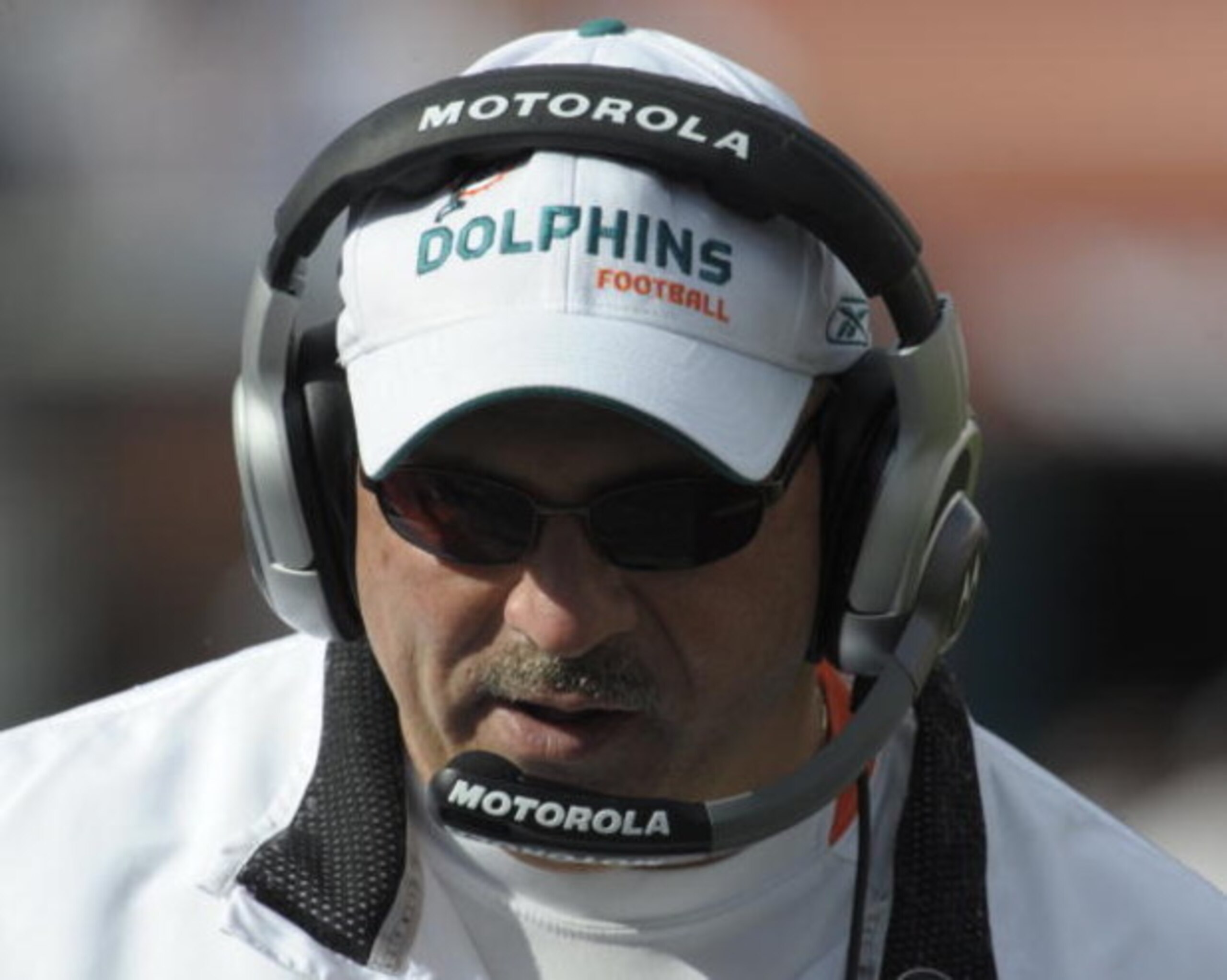 MIAMI, FL - JANUARY 4:  Coach Tony Sparano of the Miami Dolphins directs play against the Baltimore Ravens in an NFL Wildcard Playoff Game at Dolphins Stadium on January 4, 2009 in Miami, Florida.  (Photo by Al Messerschmidt/Getty Images) 